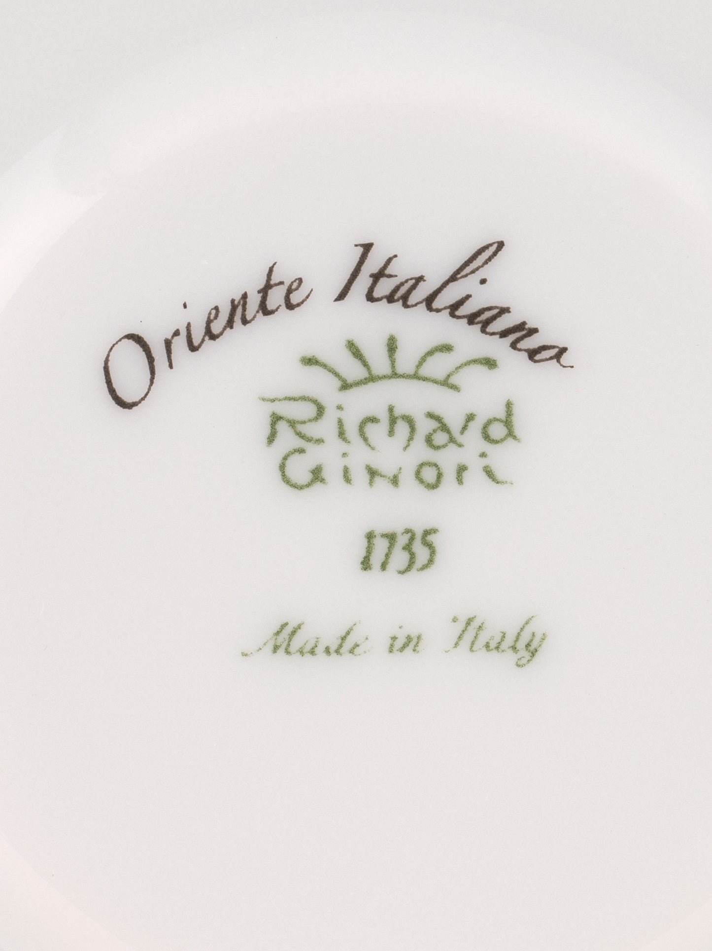 'Oriente Italiano' cup 120 cc Tea and coffee