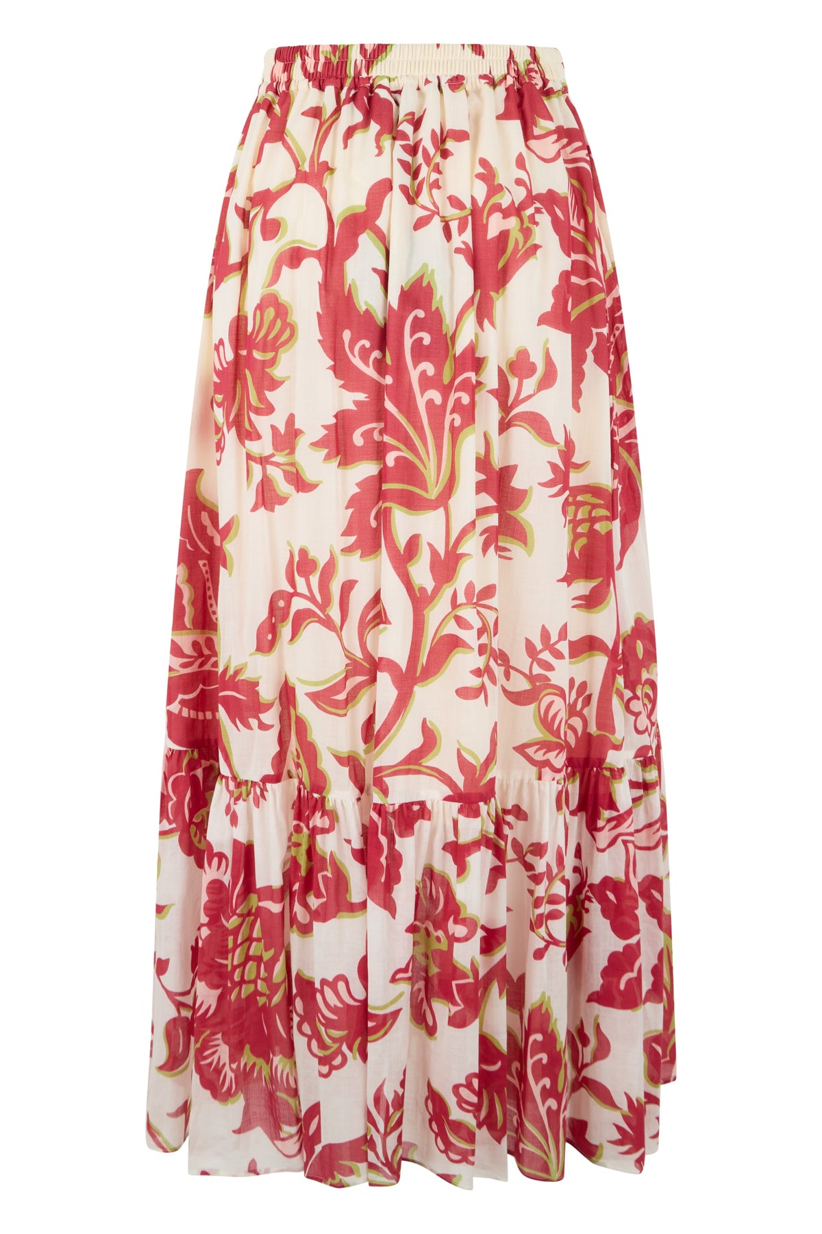 Flared Skirt with Floral Print RTW