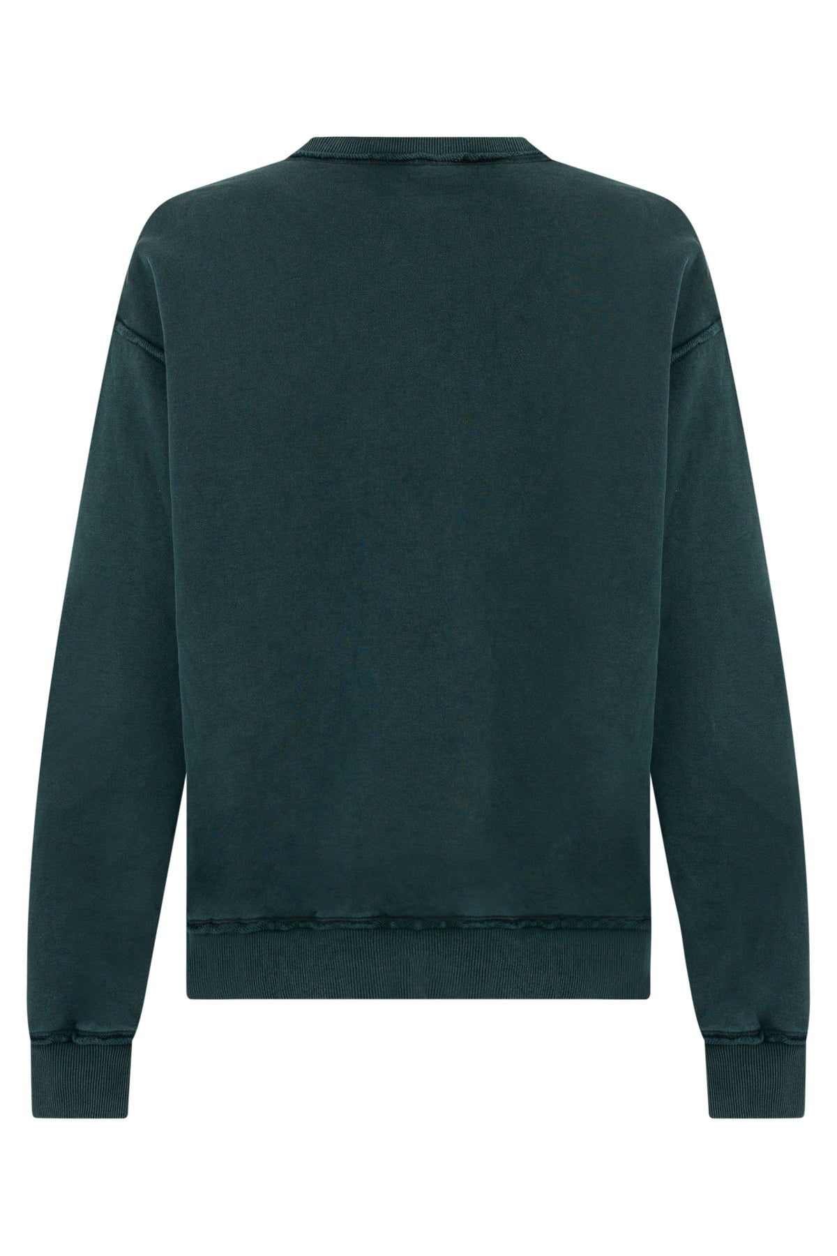 Cotton sweatshirt vintage effect and logo RTW