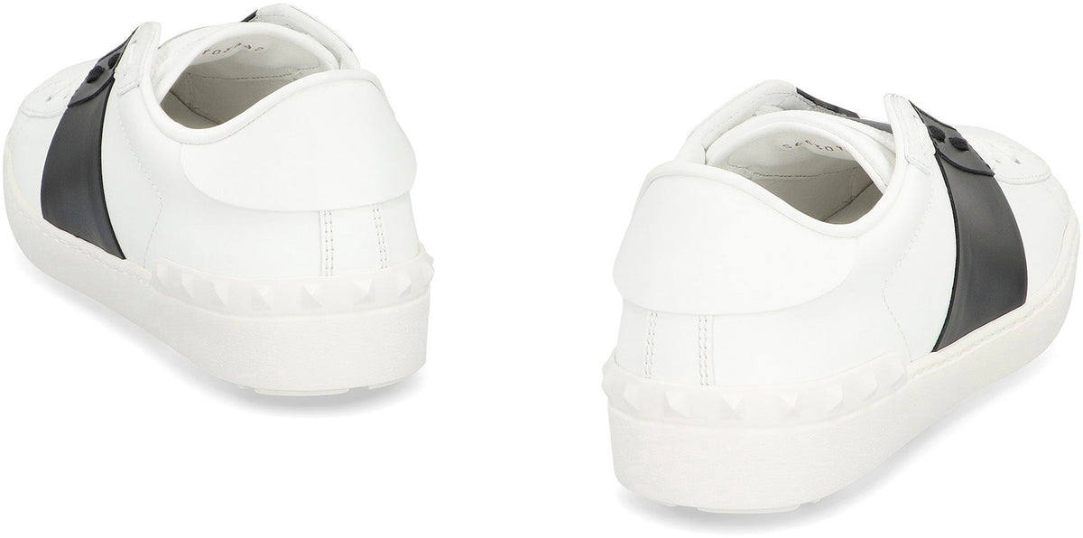 Valentino Garavani - Open Leather low-top sneakers SHOES