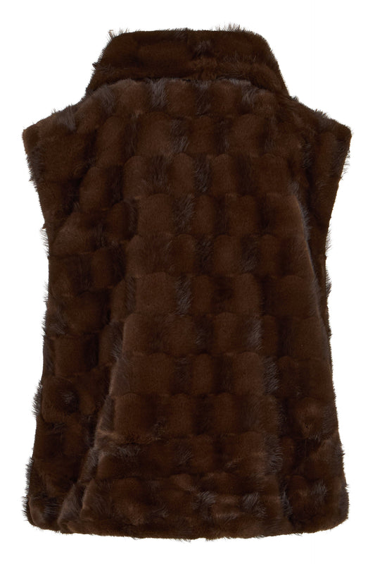 Faux fur gilet RTW