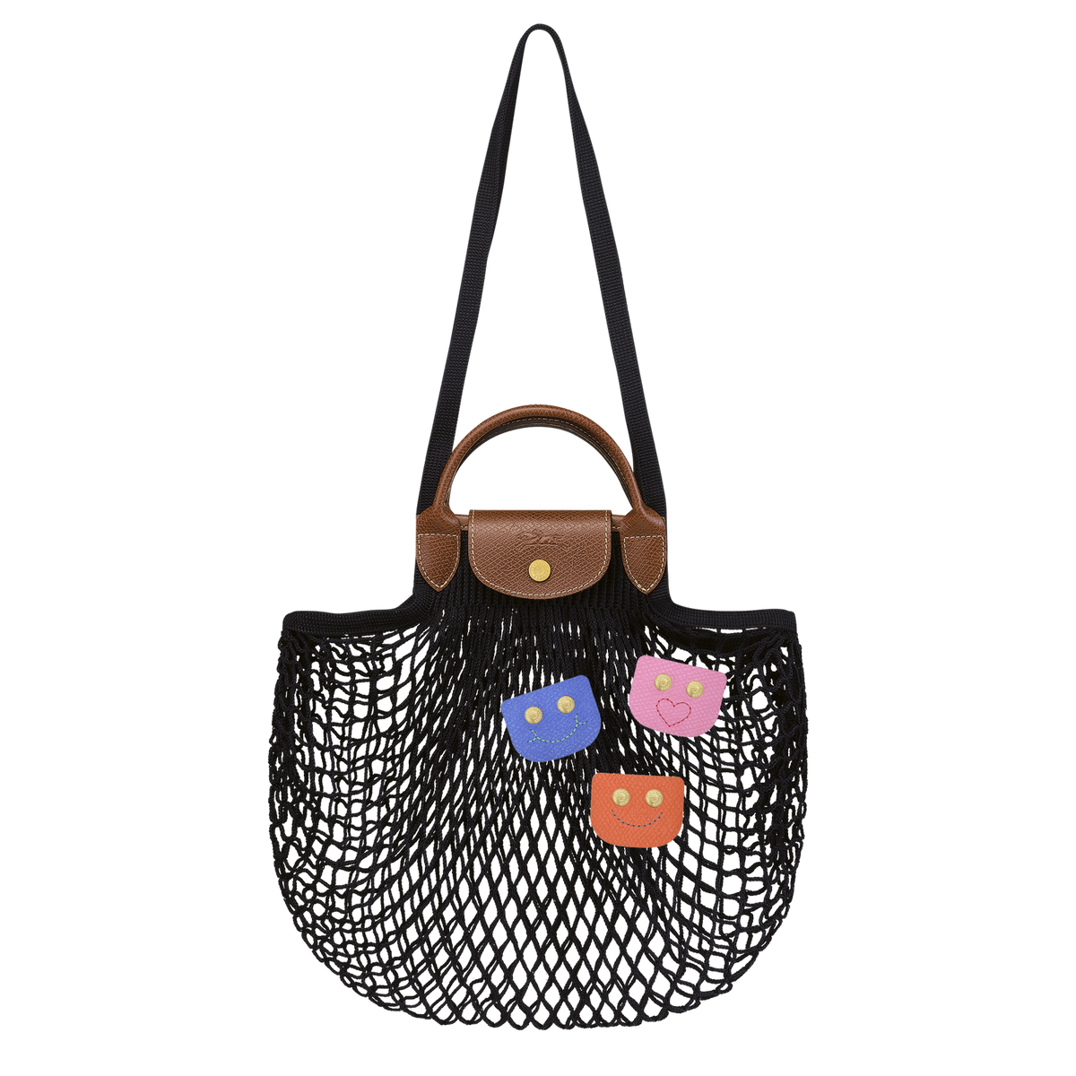 Longchamp Le Pliage Filet mesh-knit bag