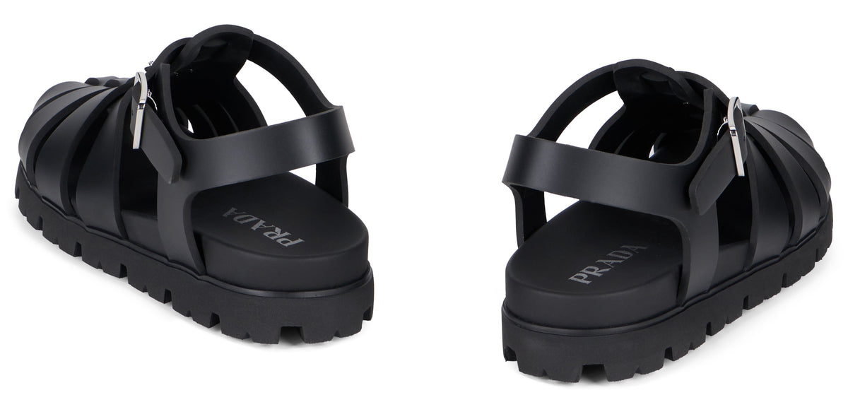 Prada Strappy sandals in leather