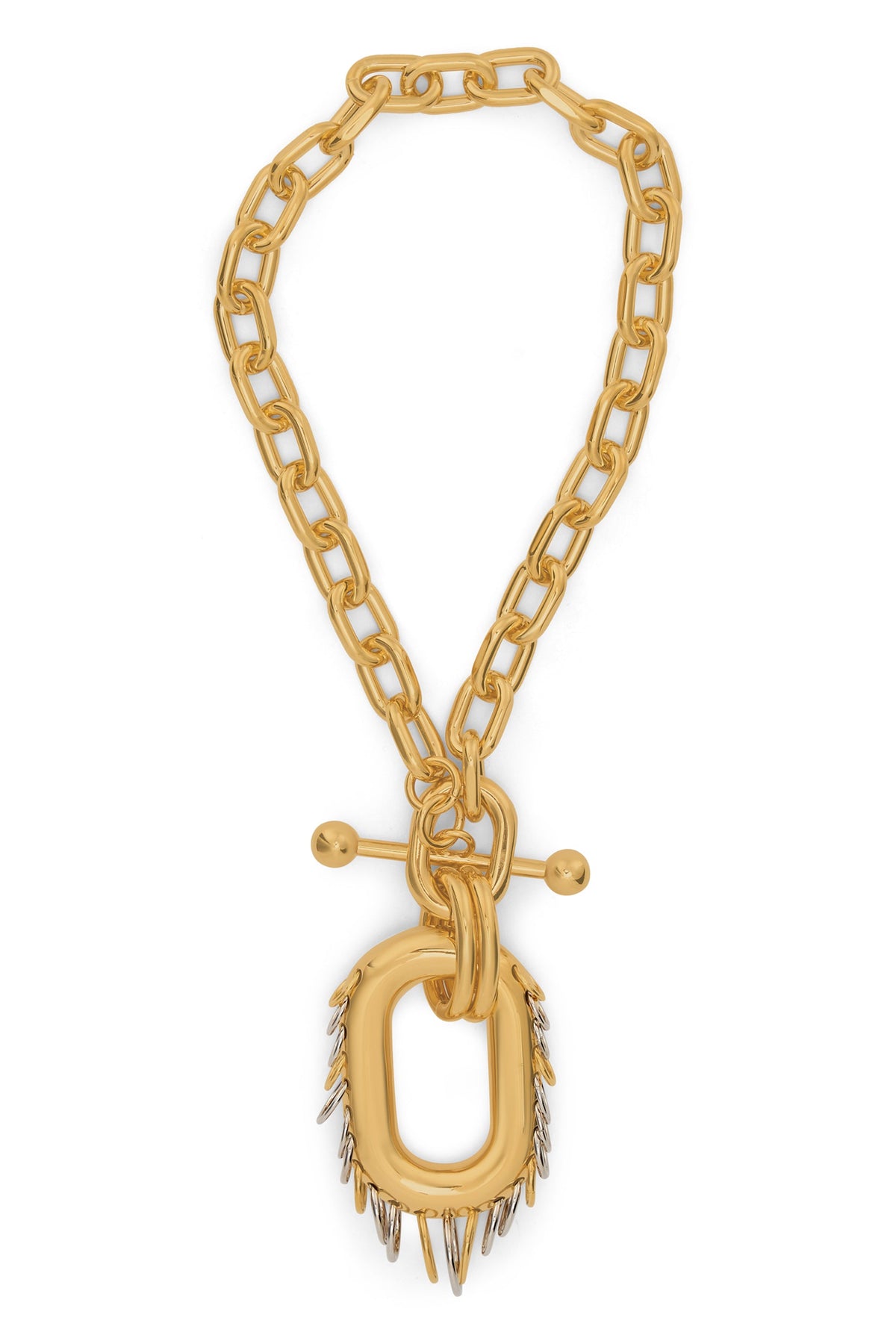 Rabanne Punk XL metal link necklace