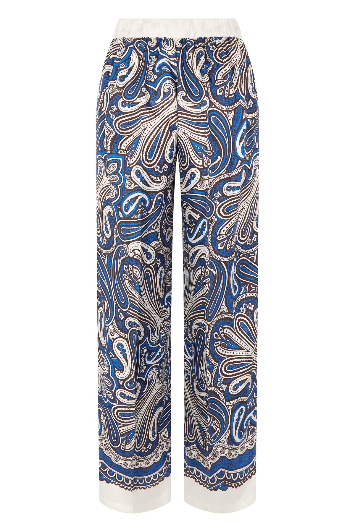 Silk pants with print RTW
