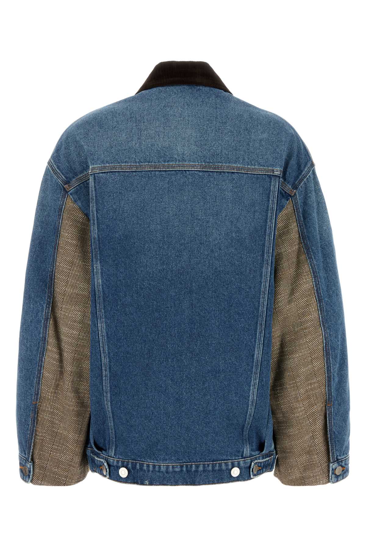 TWEED AND DENIM JACKET JACKETS