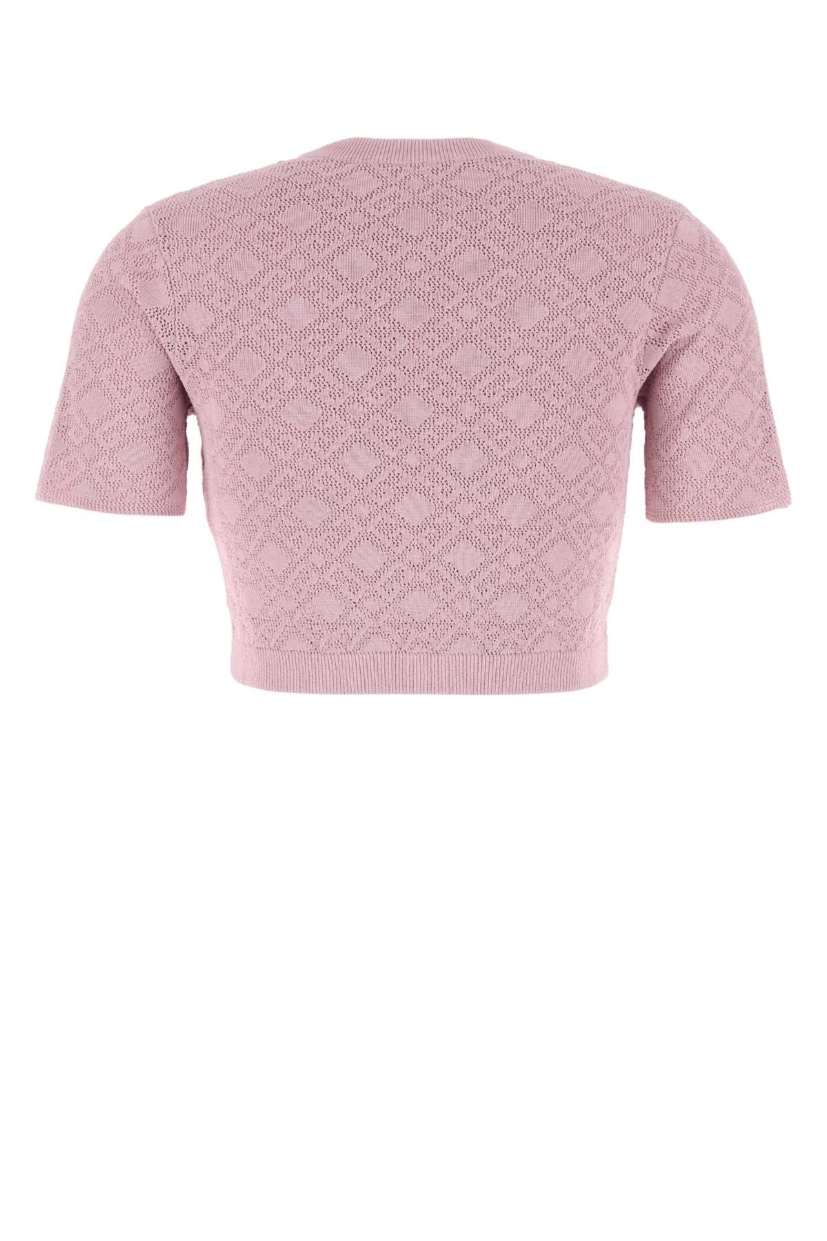 CROPPED SHORT SLEEVES SWEATER KNITWEARS