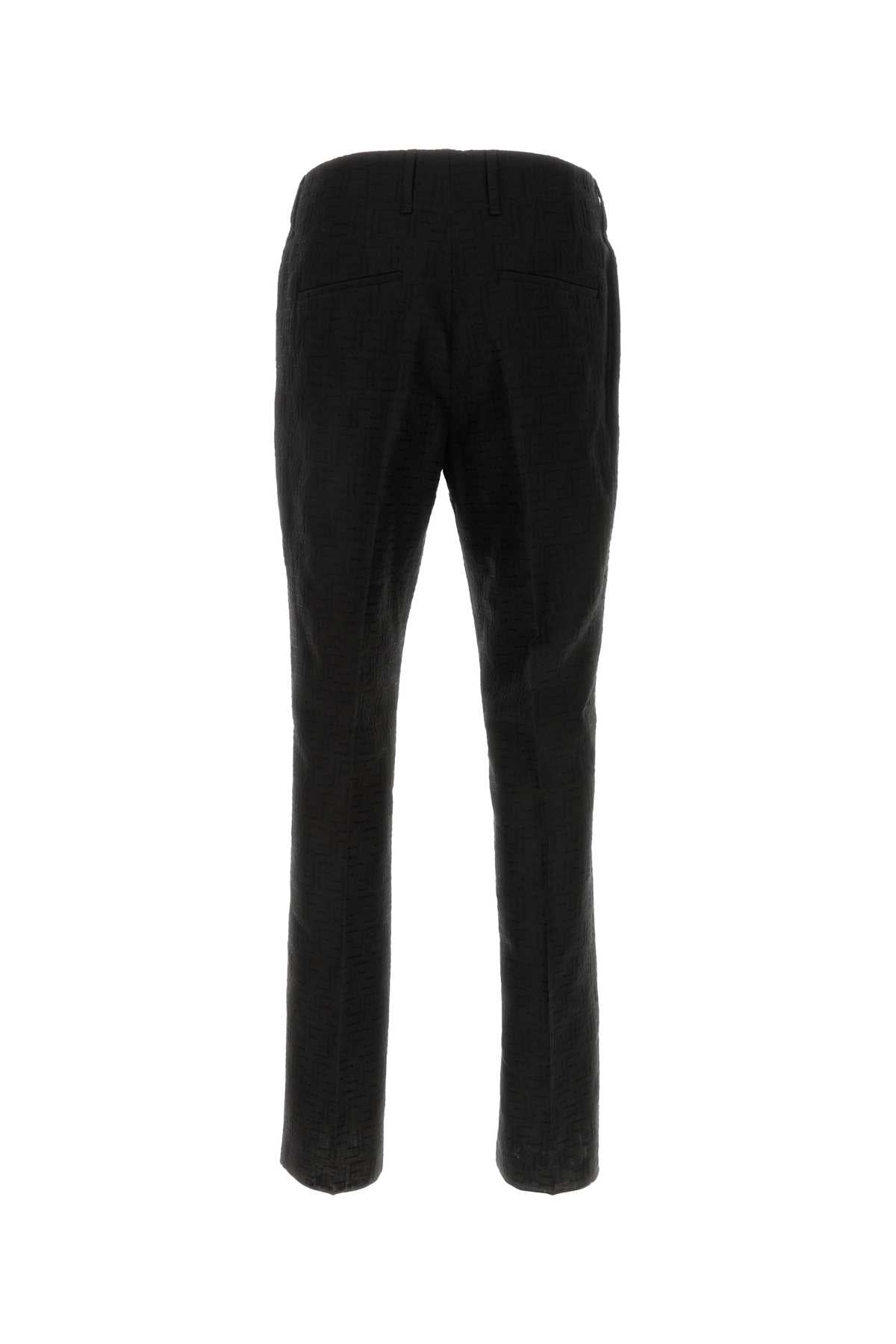 TR LINEN FF JACQUARD ALLOVER PANTS