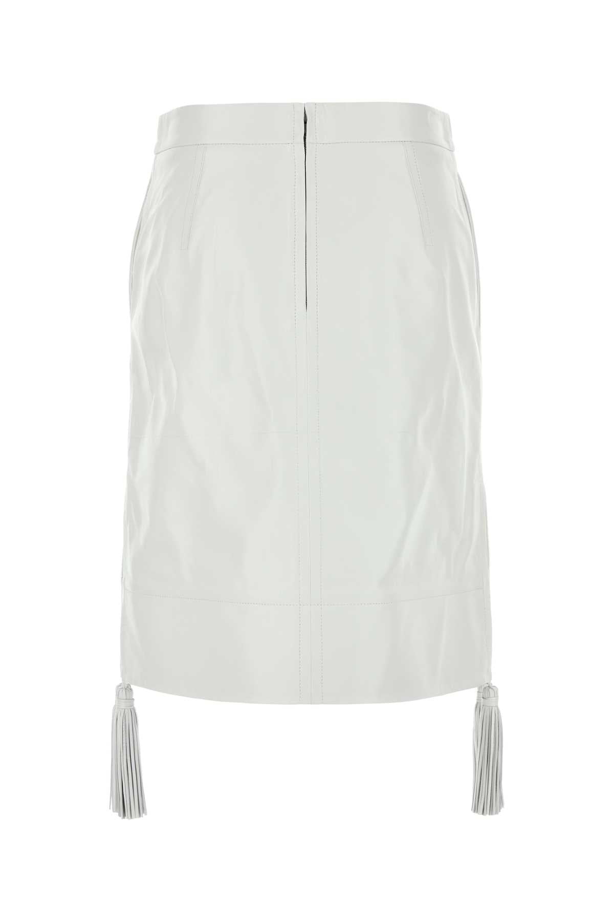 GONNA PELLE TASSEL SKIRTS