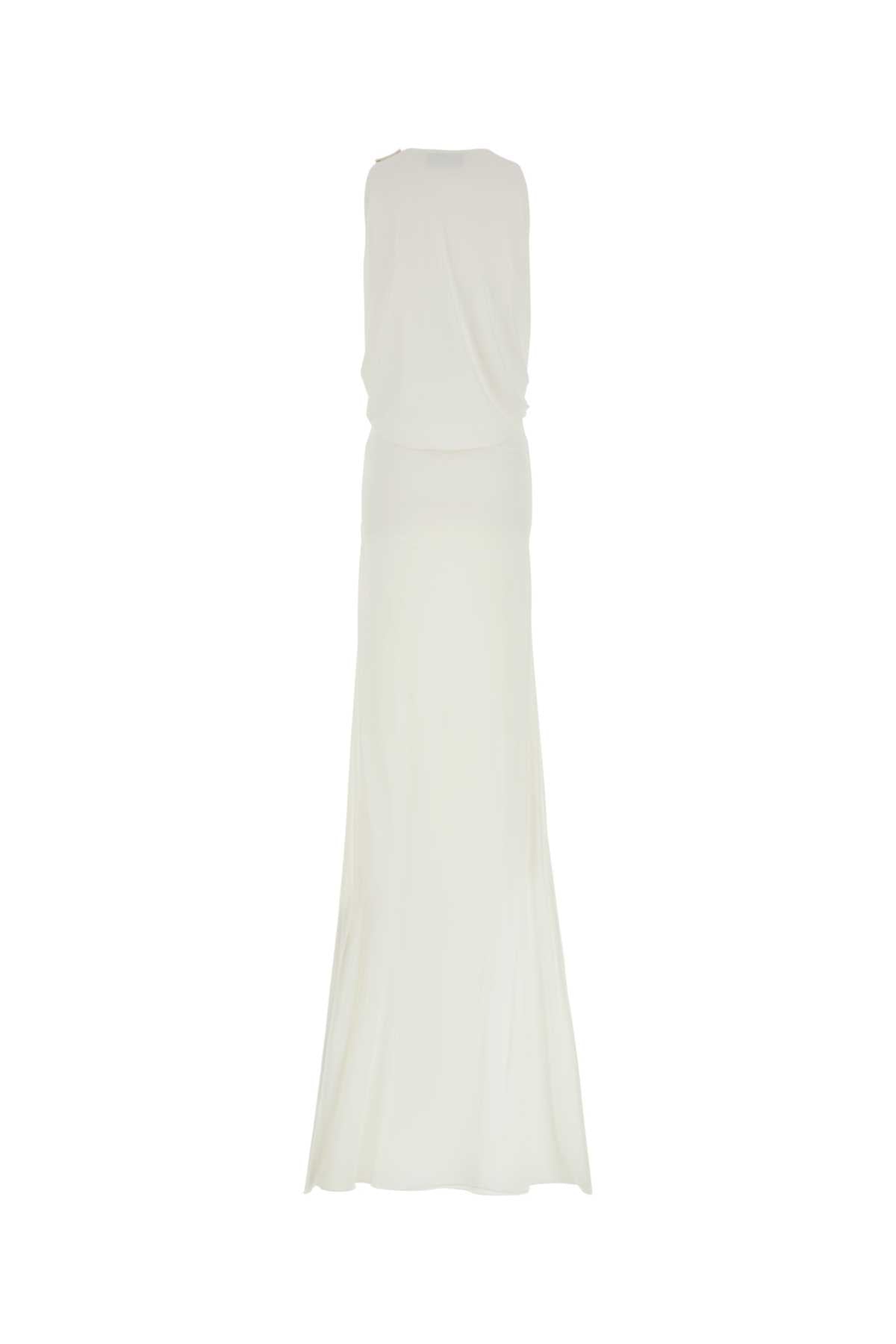 GOWN VISCOSE CREPE JRS_17_18 LONG DRESSES