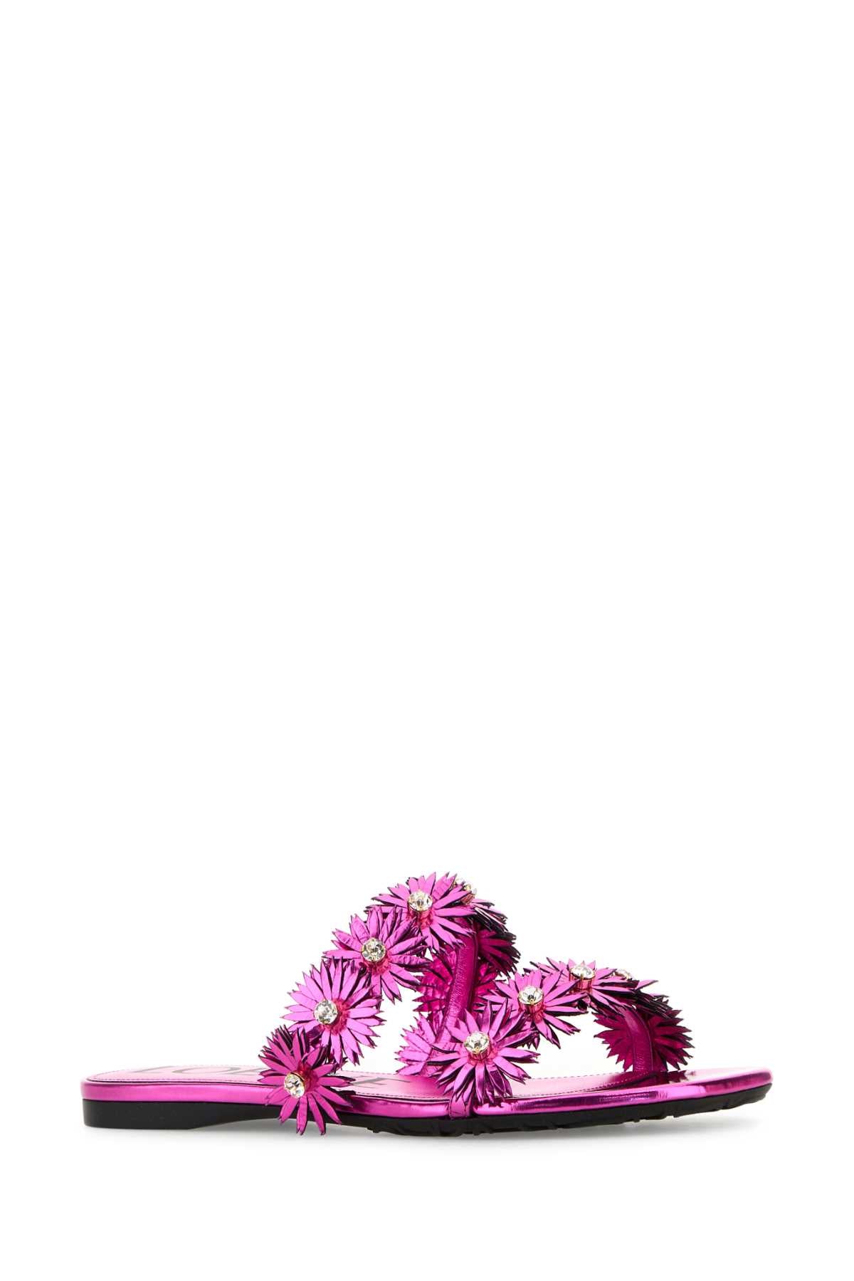 PETAL FLOWER CRYSTAL SANDAL SANDALS