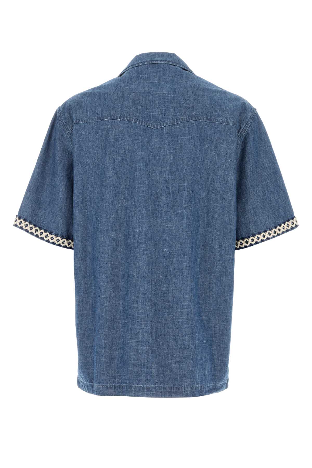 Valentino Garavani Camicia m/corte denim | d