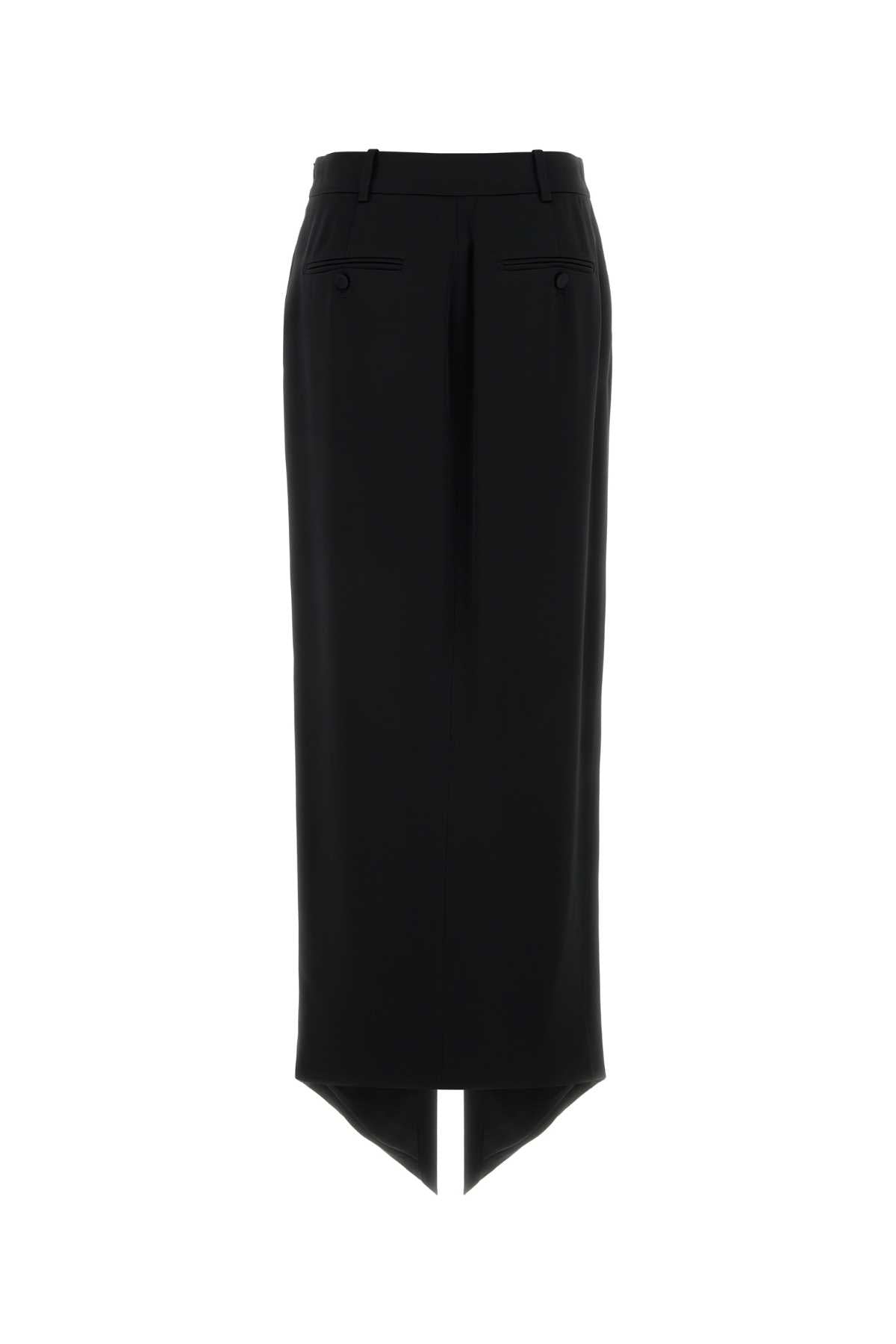 Tom Ford Crepe envers satin tailored skirt