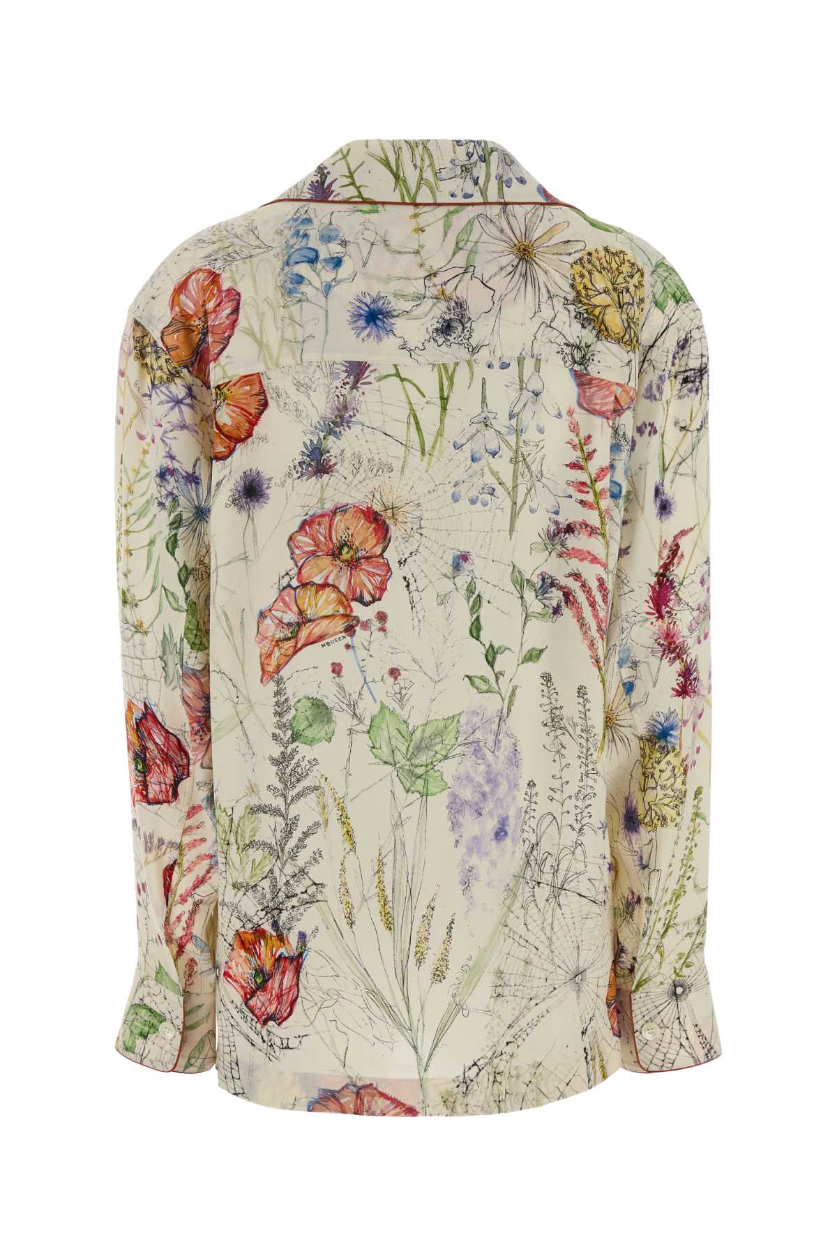 Alexander Mcqueen Puff slv lace shirt