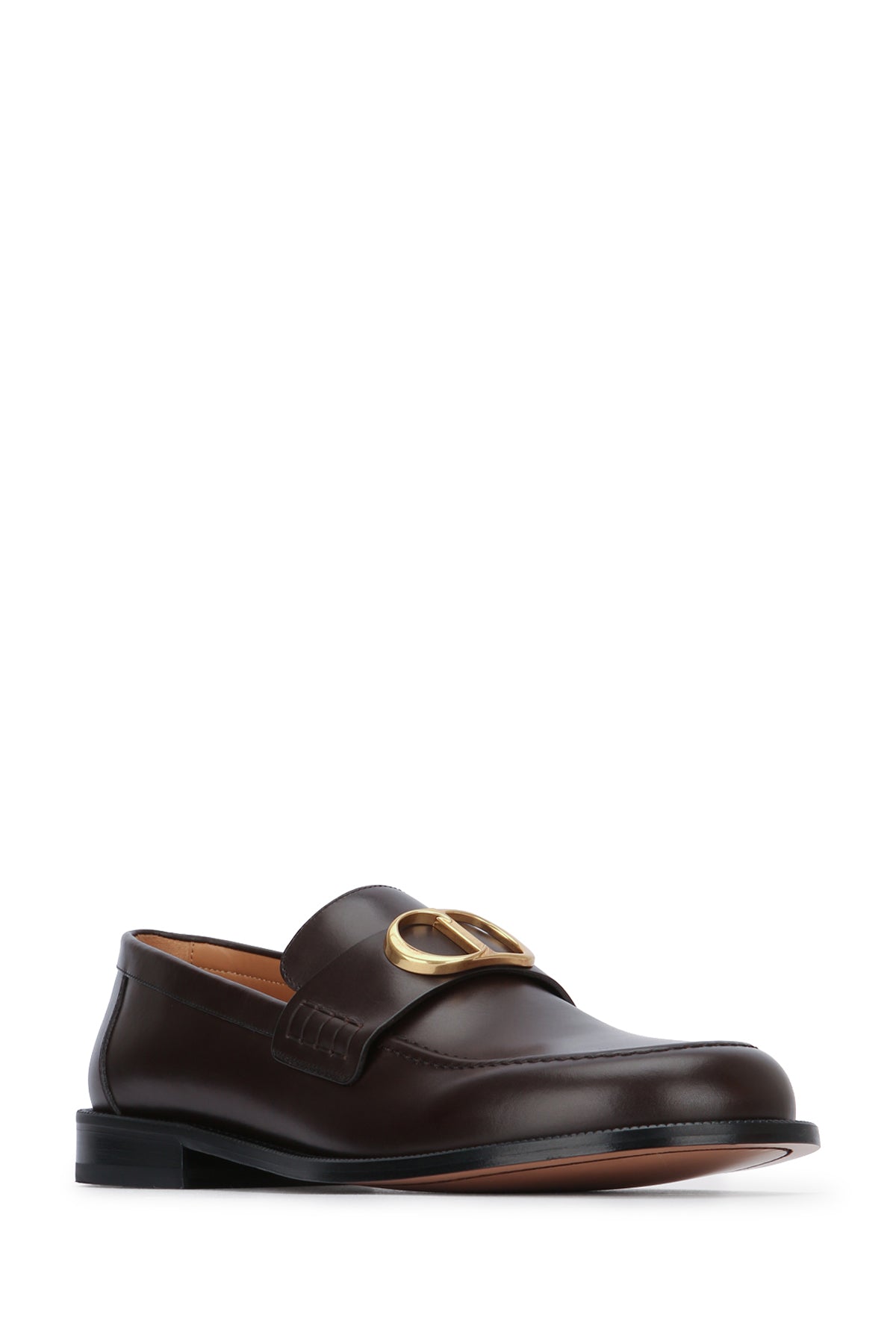 ARCHIE LOAFER BROWN GOLD LOAFERS