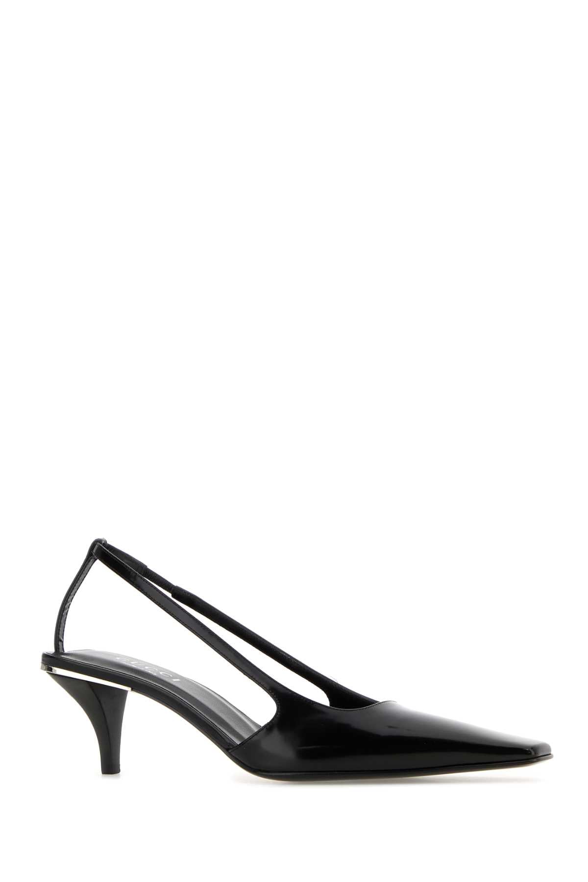Gucci Leather upper and sole sandal
