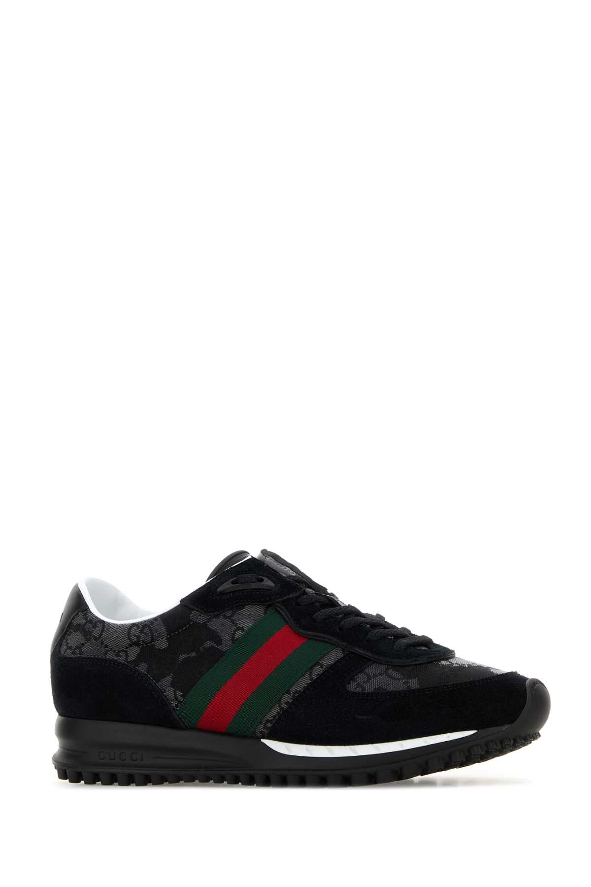 Gucci Leather upper and rubber sole sneaker