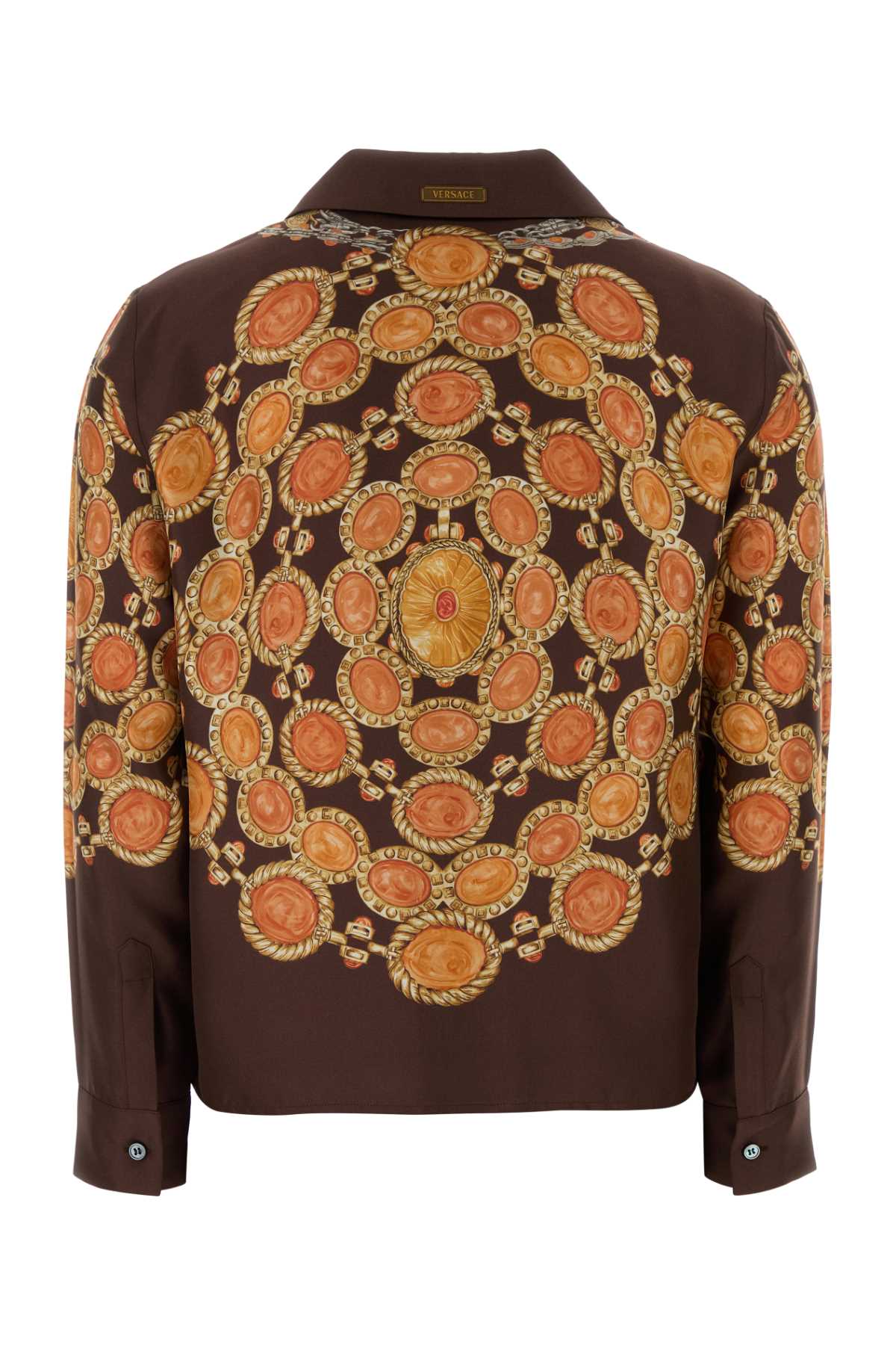 Versace Informal shirt silk twill print the lover