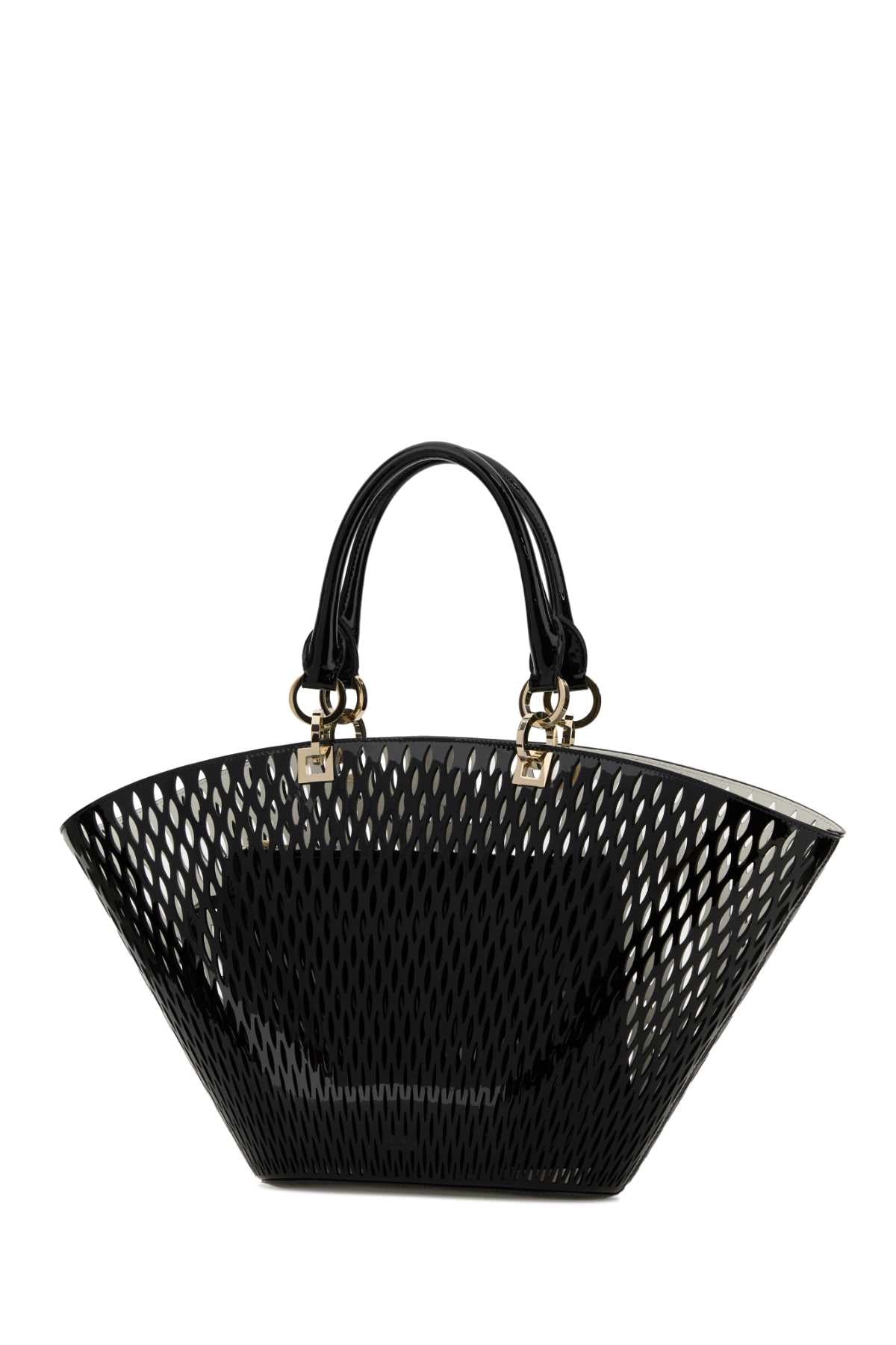 Tom Ford Cut out patent leather medium panier