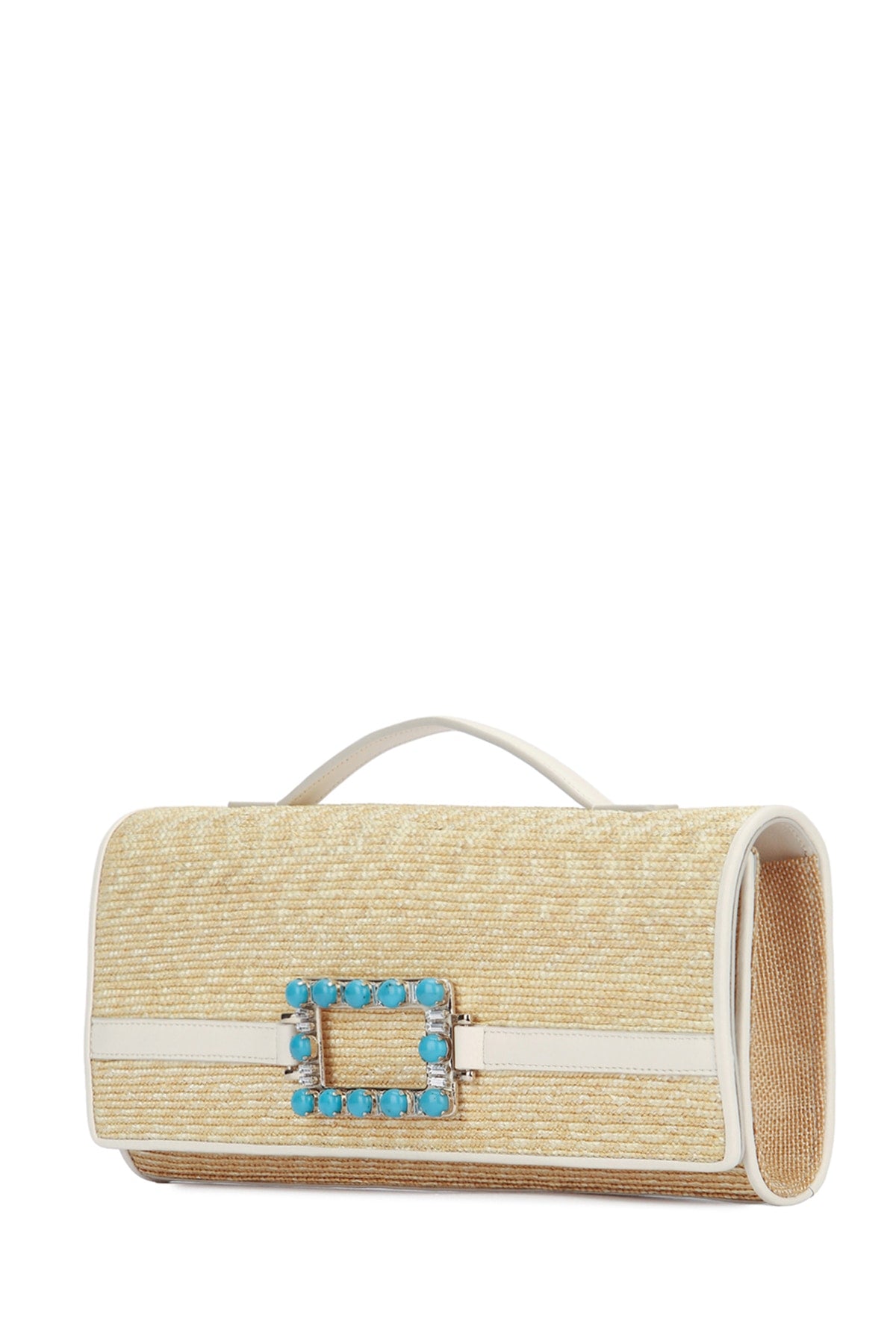 BELLE VIVIER TURQUOISE CLUTCH HANDBAGS
