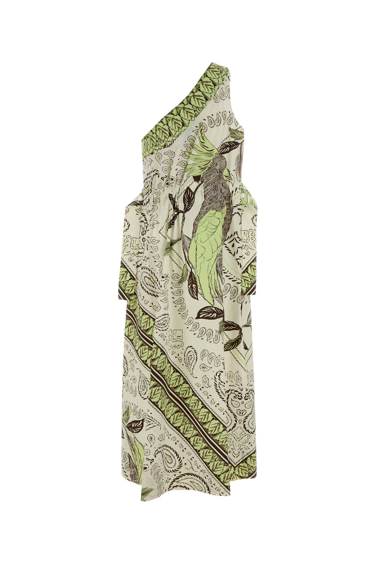 Tory Burch Printed belted cotton dress