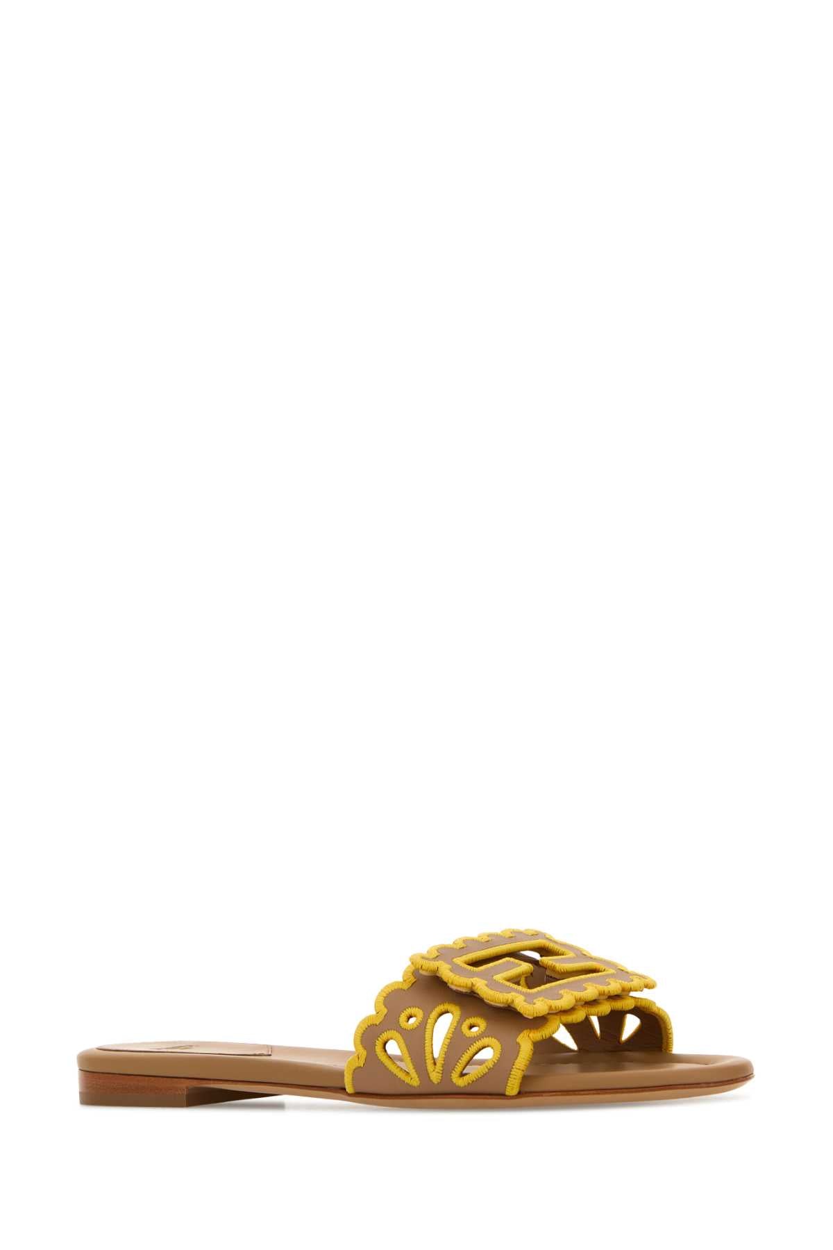SLIDE NAP+FFCUO RIC.FIOR.AJOUR SLIPPERS