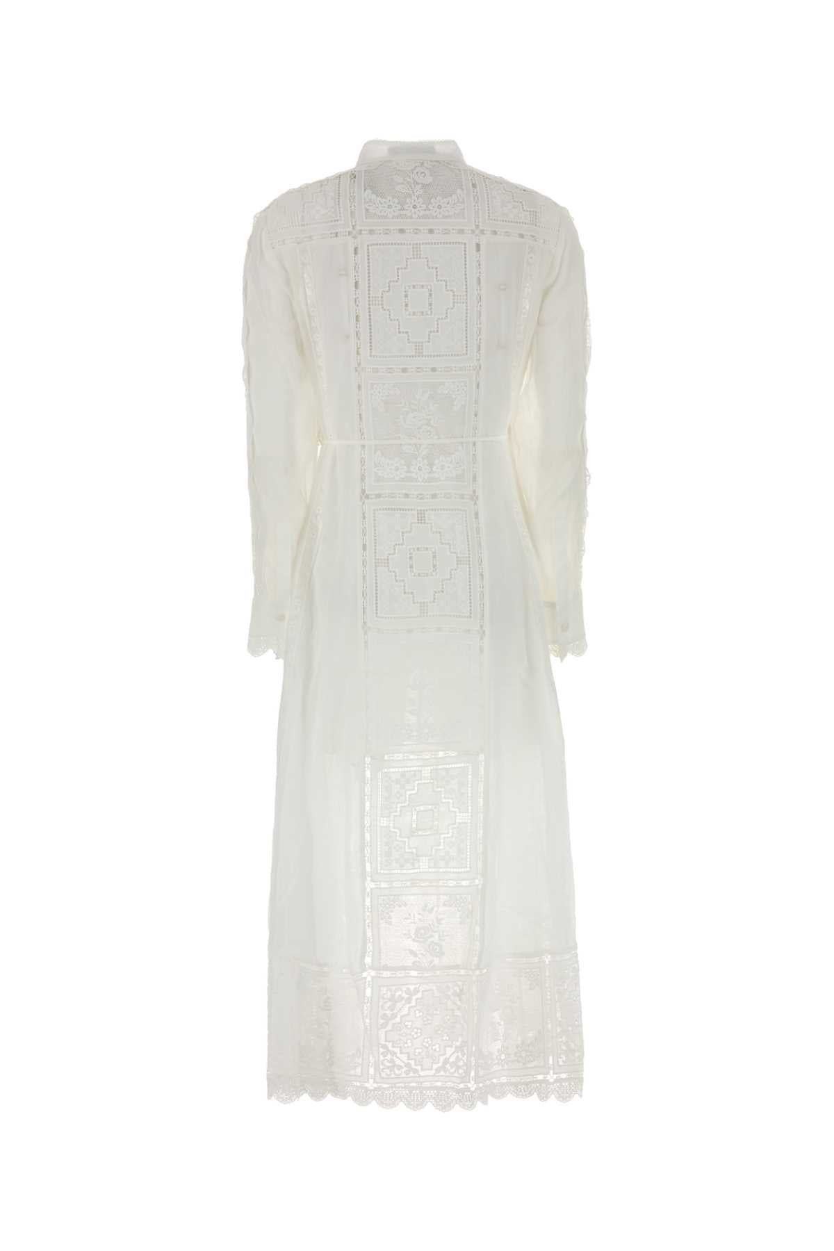 ASTER EMBROIDERED MIDI DRESS DRESSES