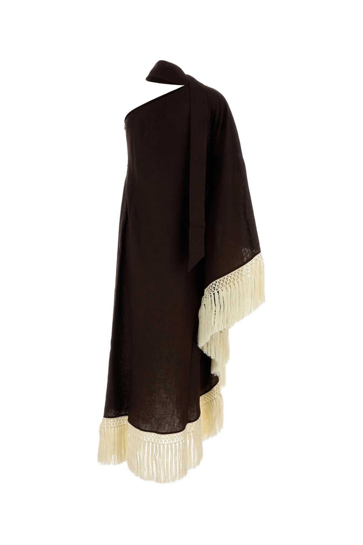 ANDES DRESS CHOCOLATE-IVORY DRESSES