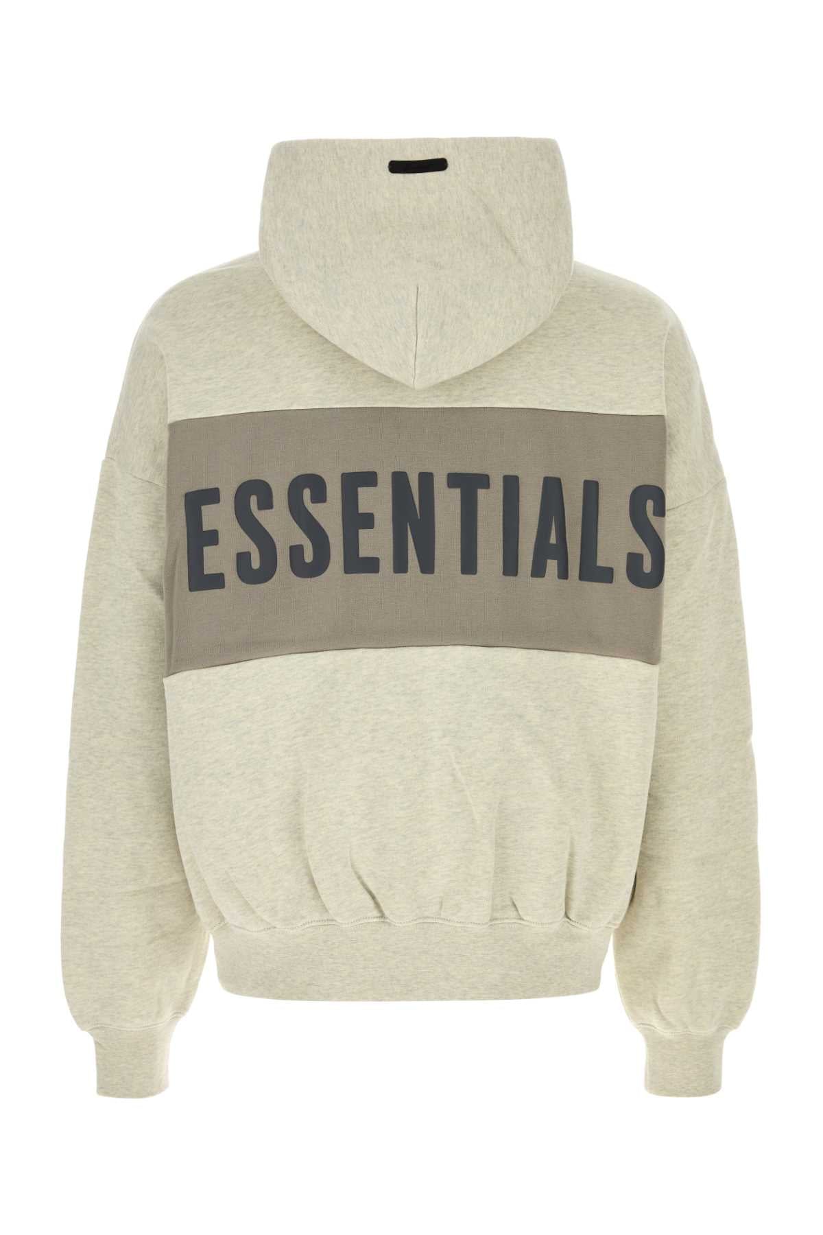 CROPPED RELAXED PANELLED HOODIE SWEATSHIRTS