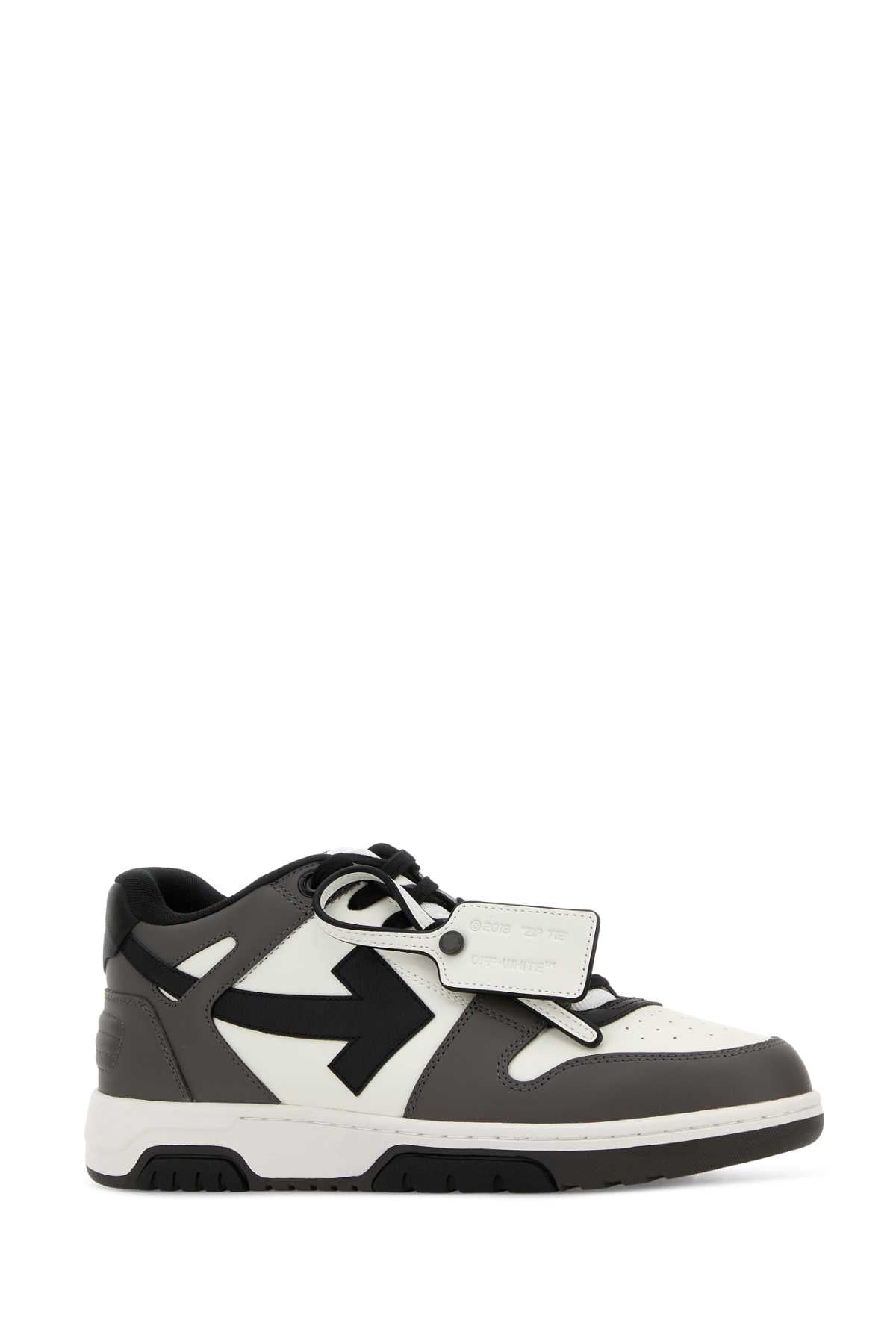 OUT OF OFFICE CALF LEATHER DARK GREY - B SNEAKERS