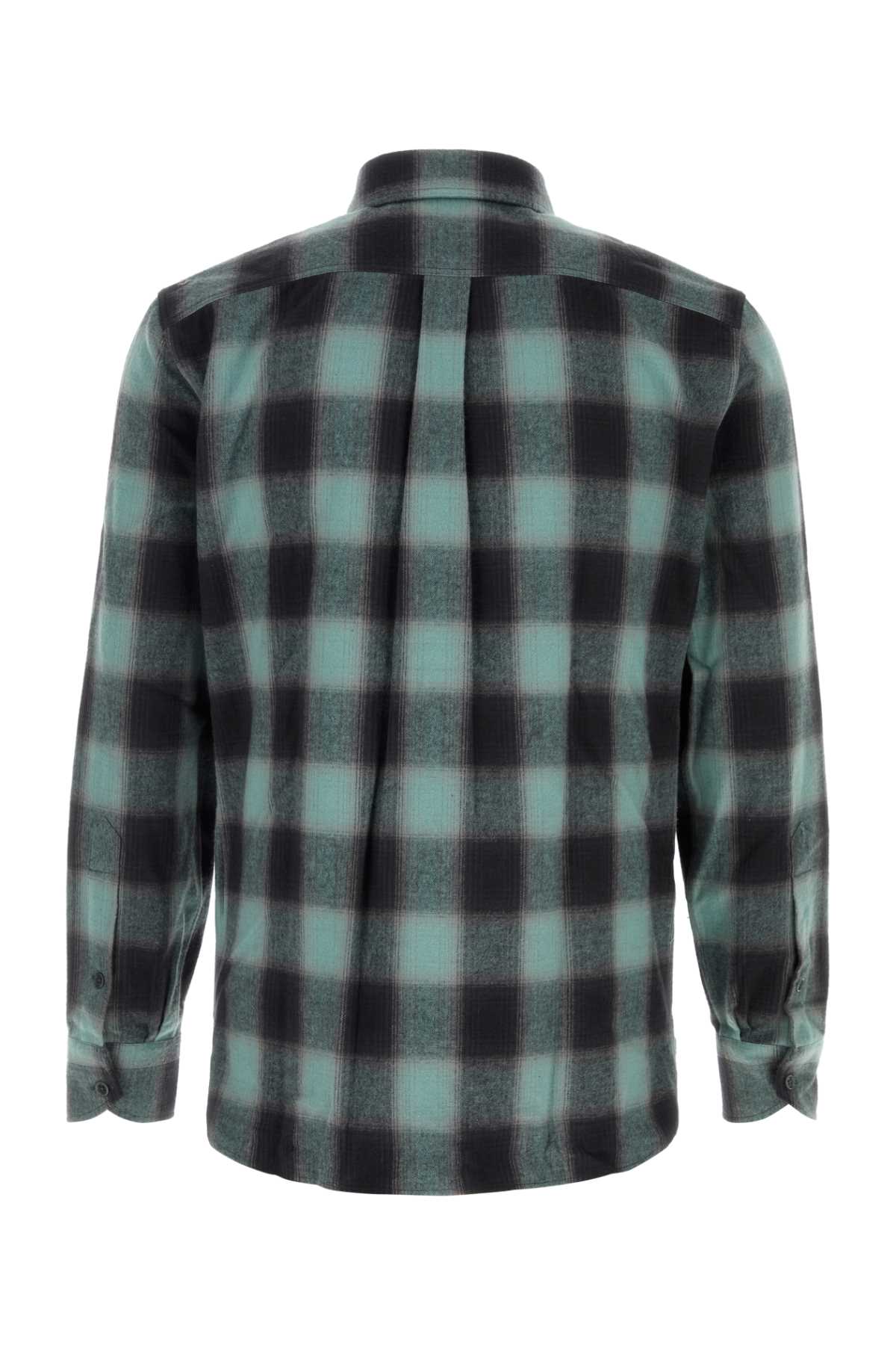 BRUSHED CHECK MILITARY FIT SHIRT SHIRTS
