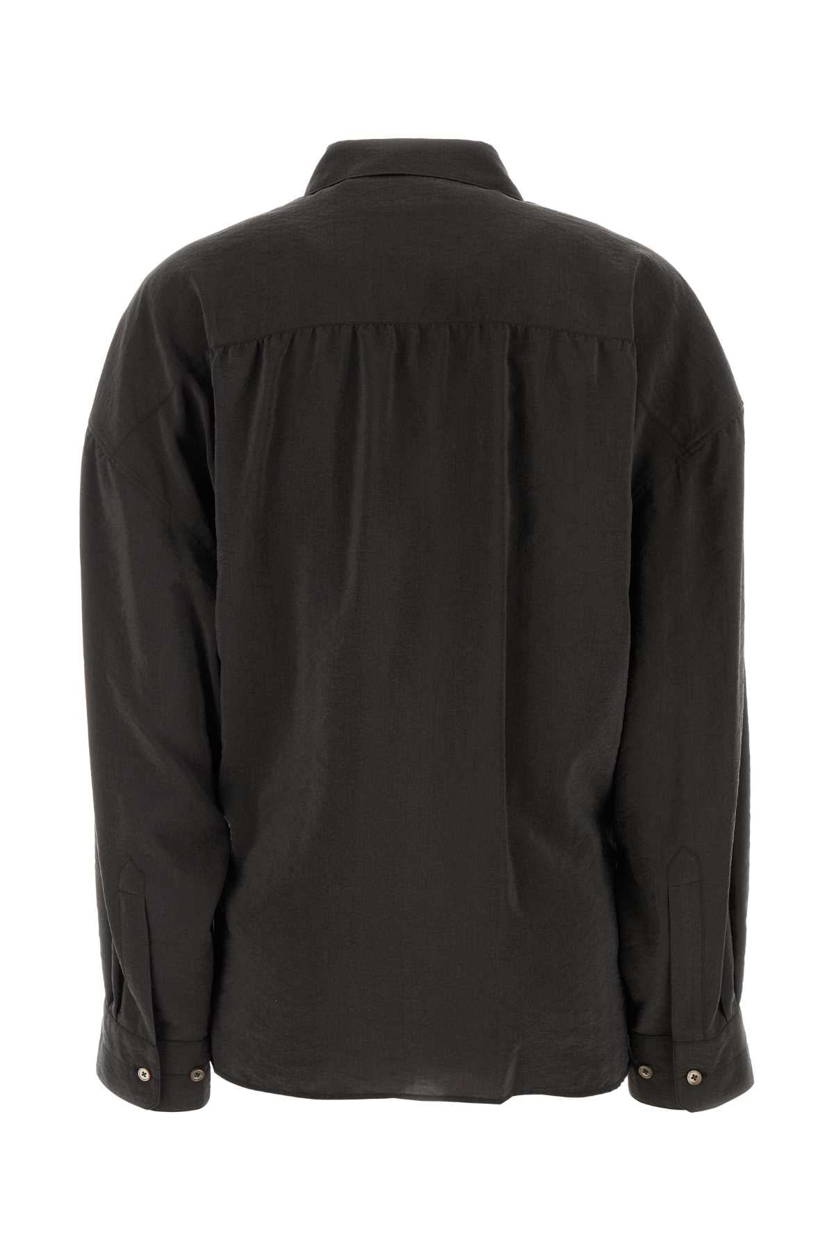 STRAIGHT COLLAR TWISTED SHIRT SHIRTS