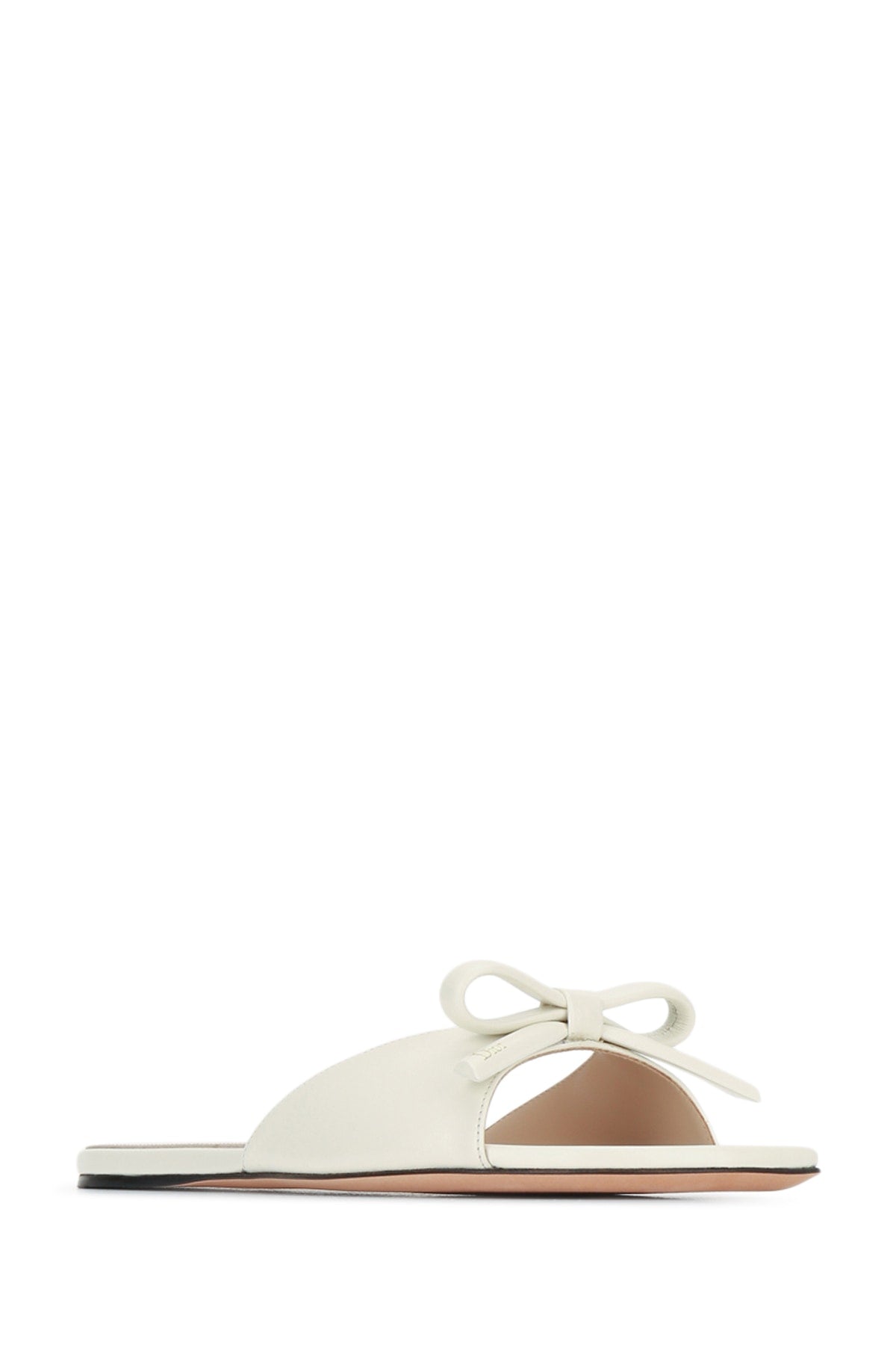 DIOR BOW BIANCA BASSA SANDALS