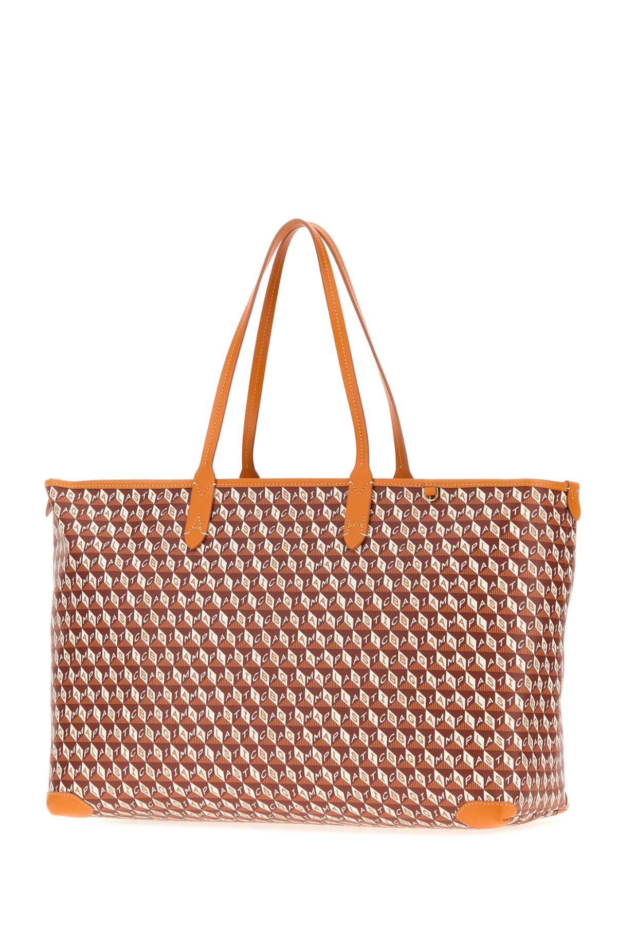 I AM A PLASTIC BAG ZIPPED TOTE HANDBAGS