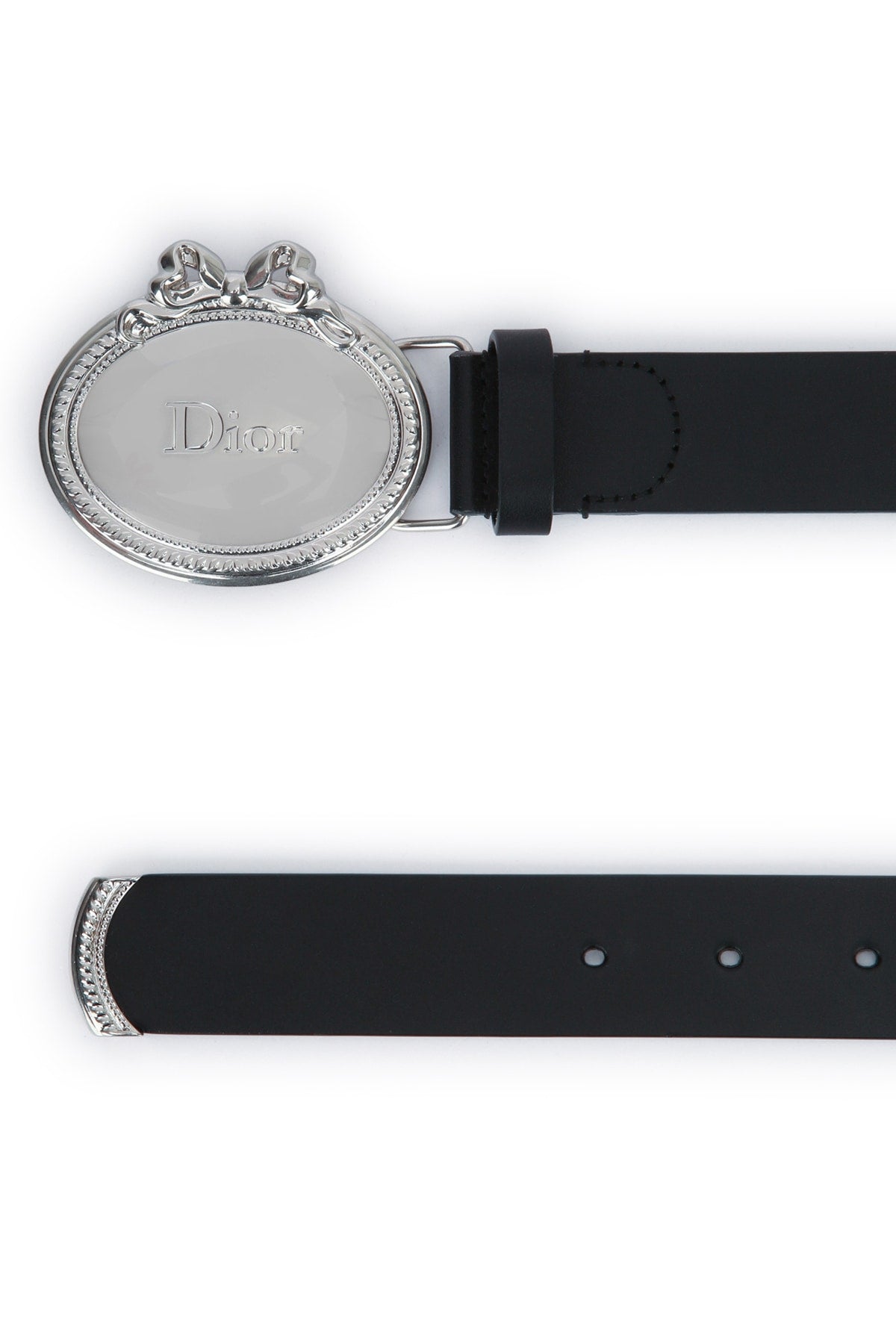 MEDAILLON BELT 30MM SMOOTH LEA BELT
