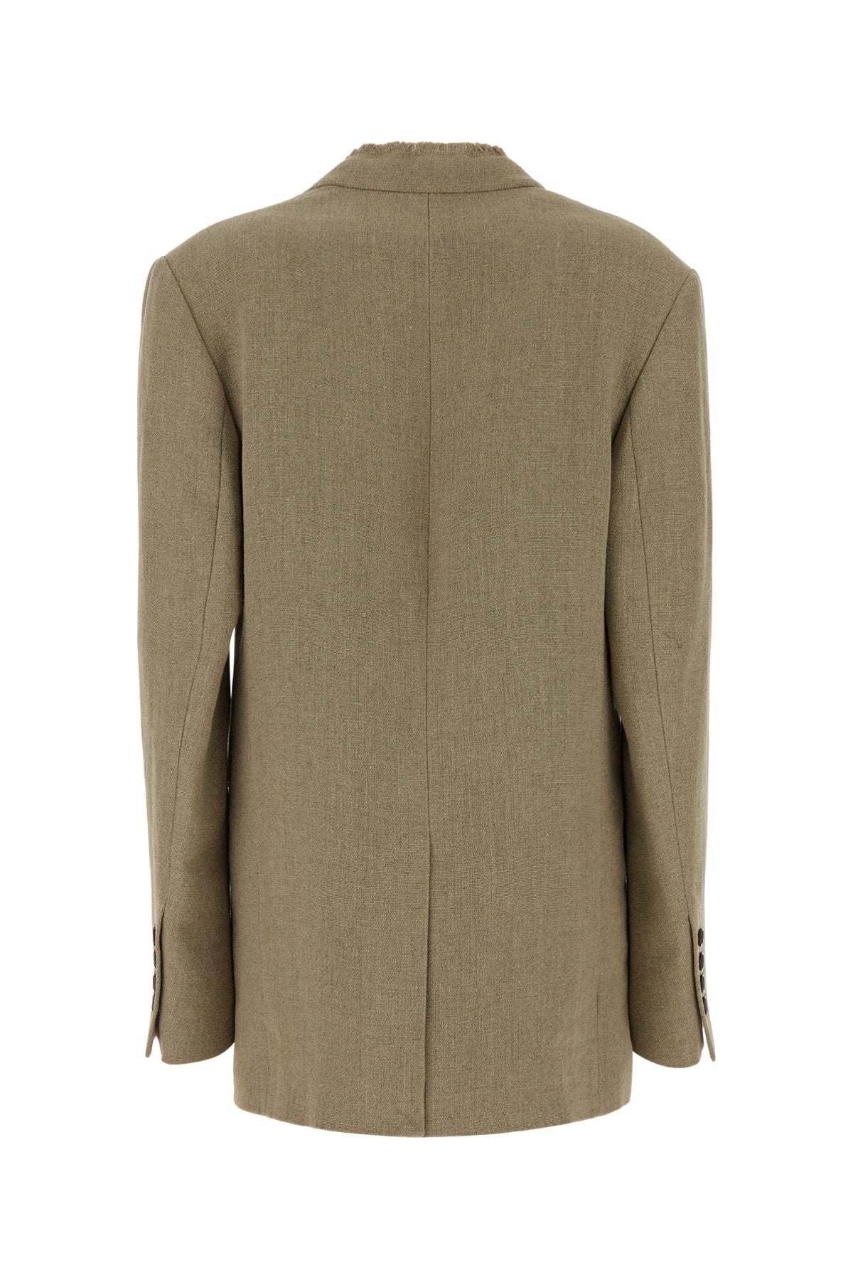 RAW LAPEL JACKET BLAZERS AND VESTS