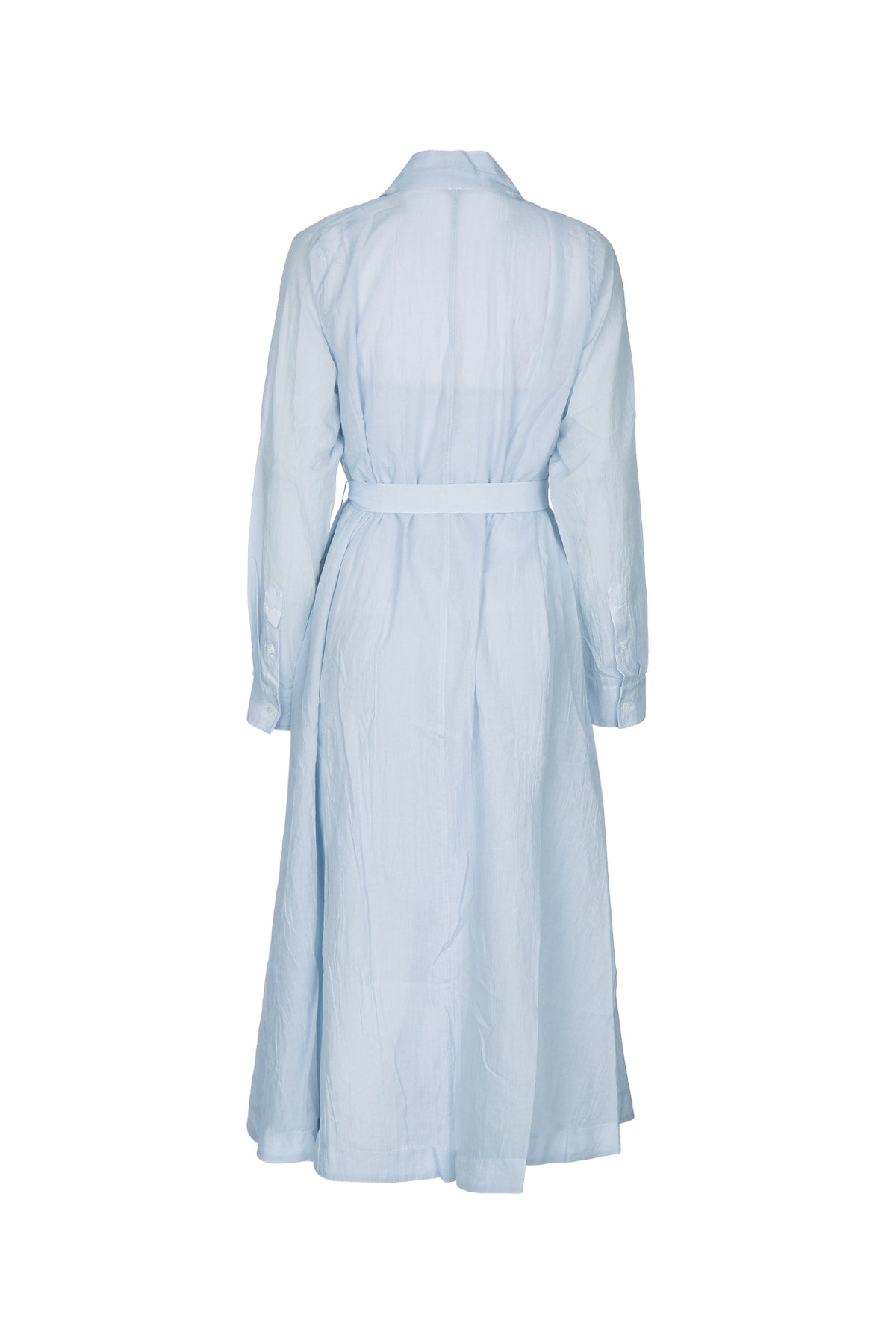 BELTED COTTON VOILE DRESS DRESSES