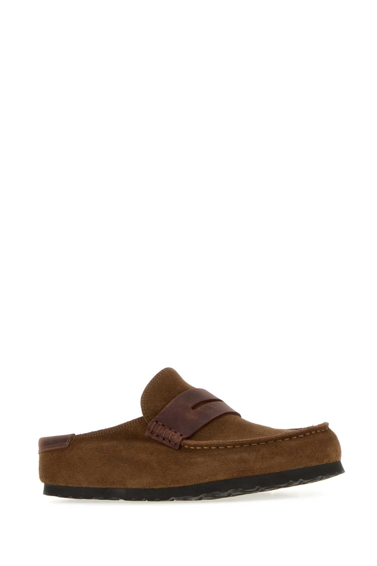 NAPLES WRAPPED DARK TEA SLIPPERS