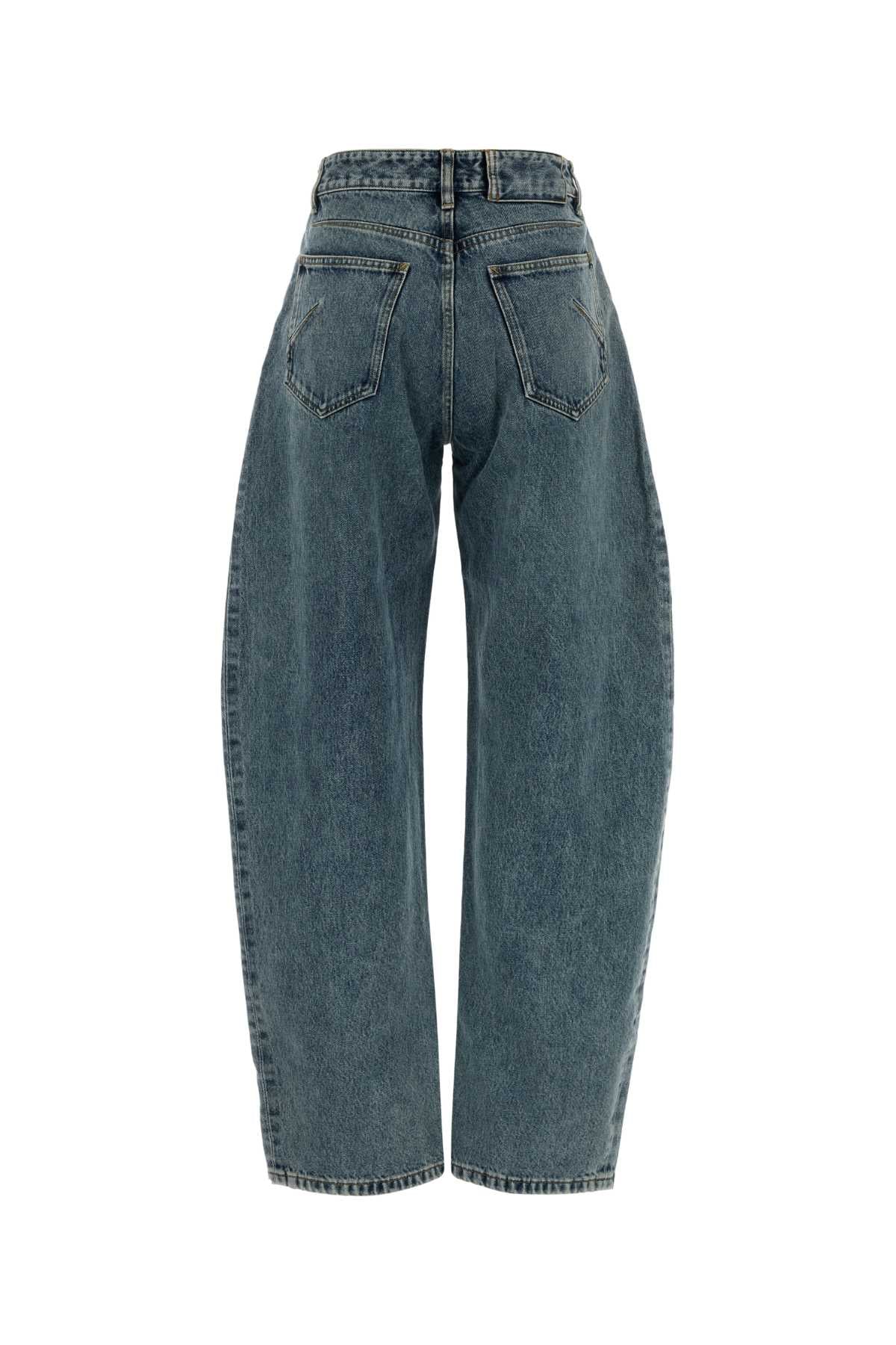 ROUND PANTS DENIM JEANS