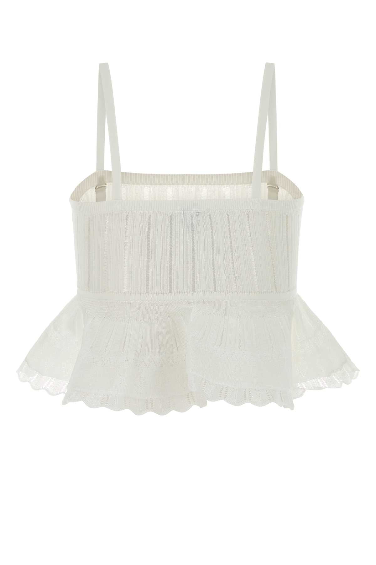 CRINOLINE TOP SHINY CRINOLINE KNIT TOPS