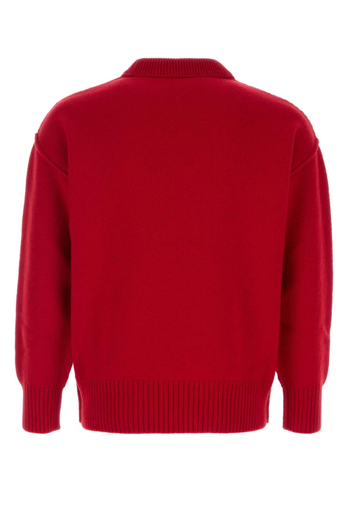 QUOTA-CREWNECKSWEATERWITHCONTRASTEDAMIDECOEUR KNITWEARS