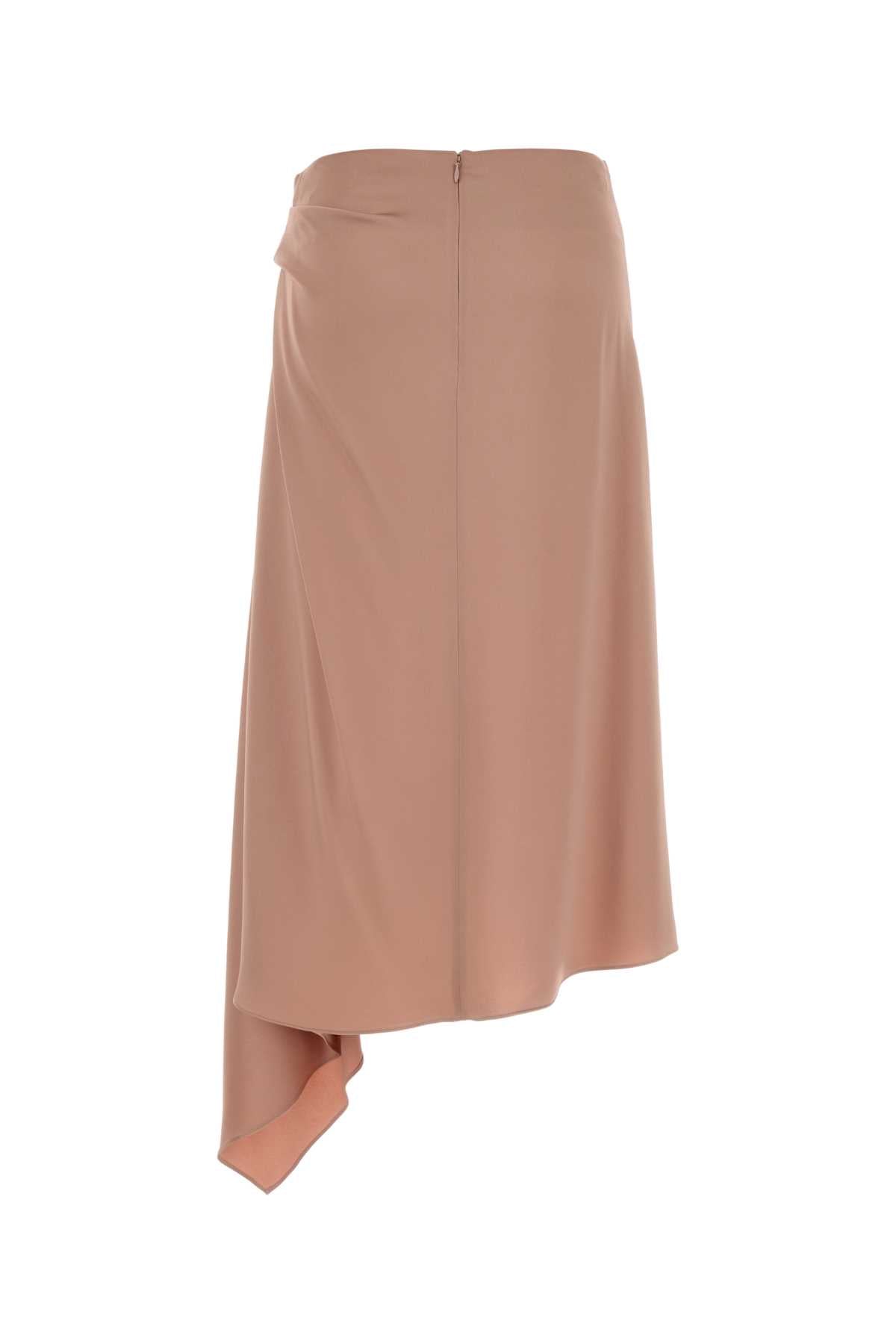 Draped Satin Skirt SKIRTS