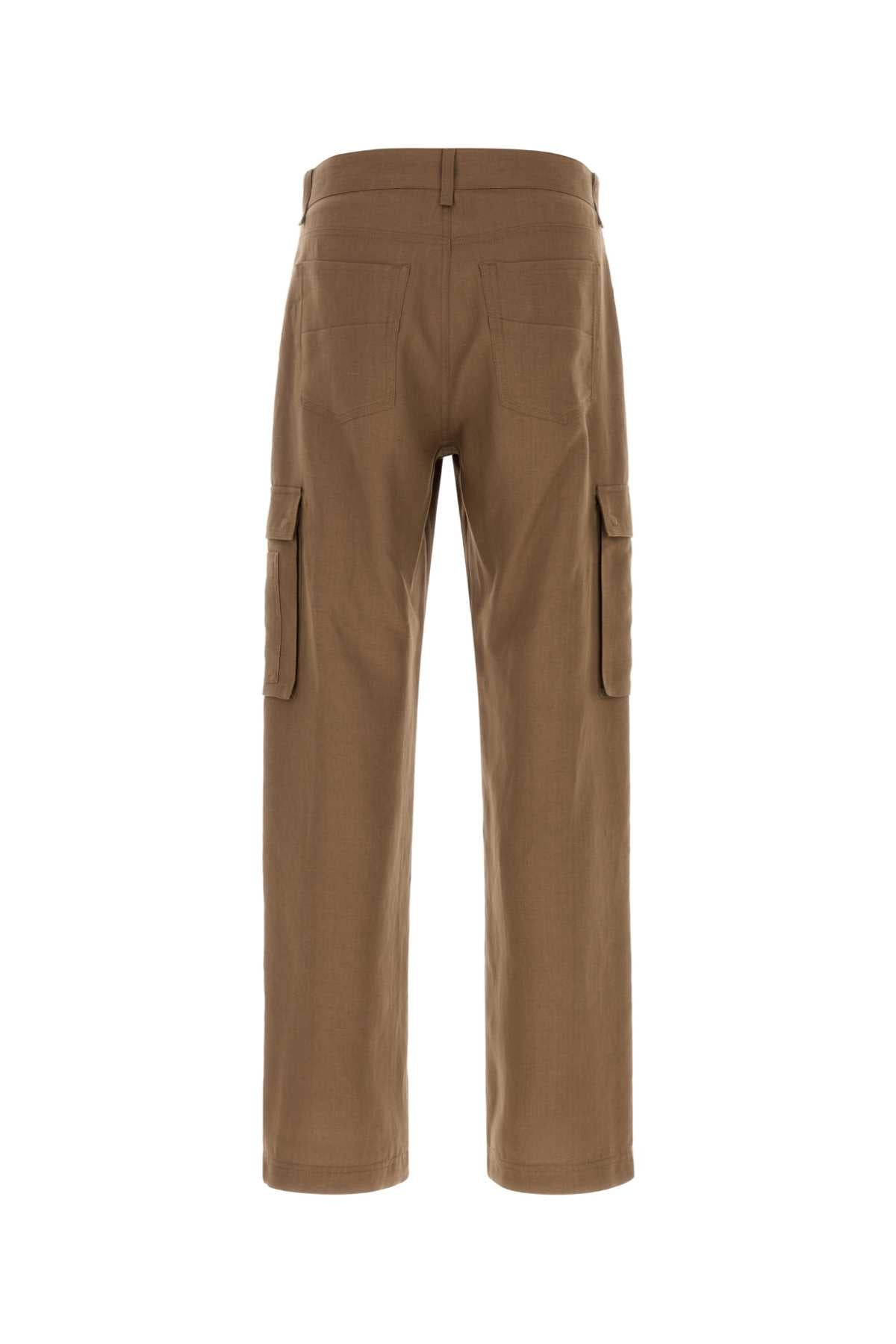 TROUSERS SOLID LINEN PANTS