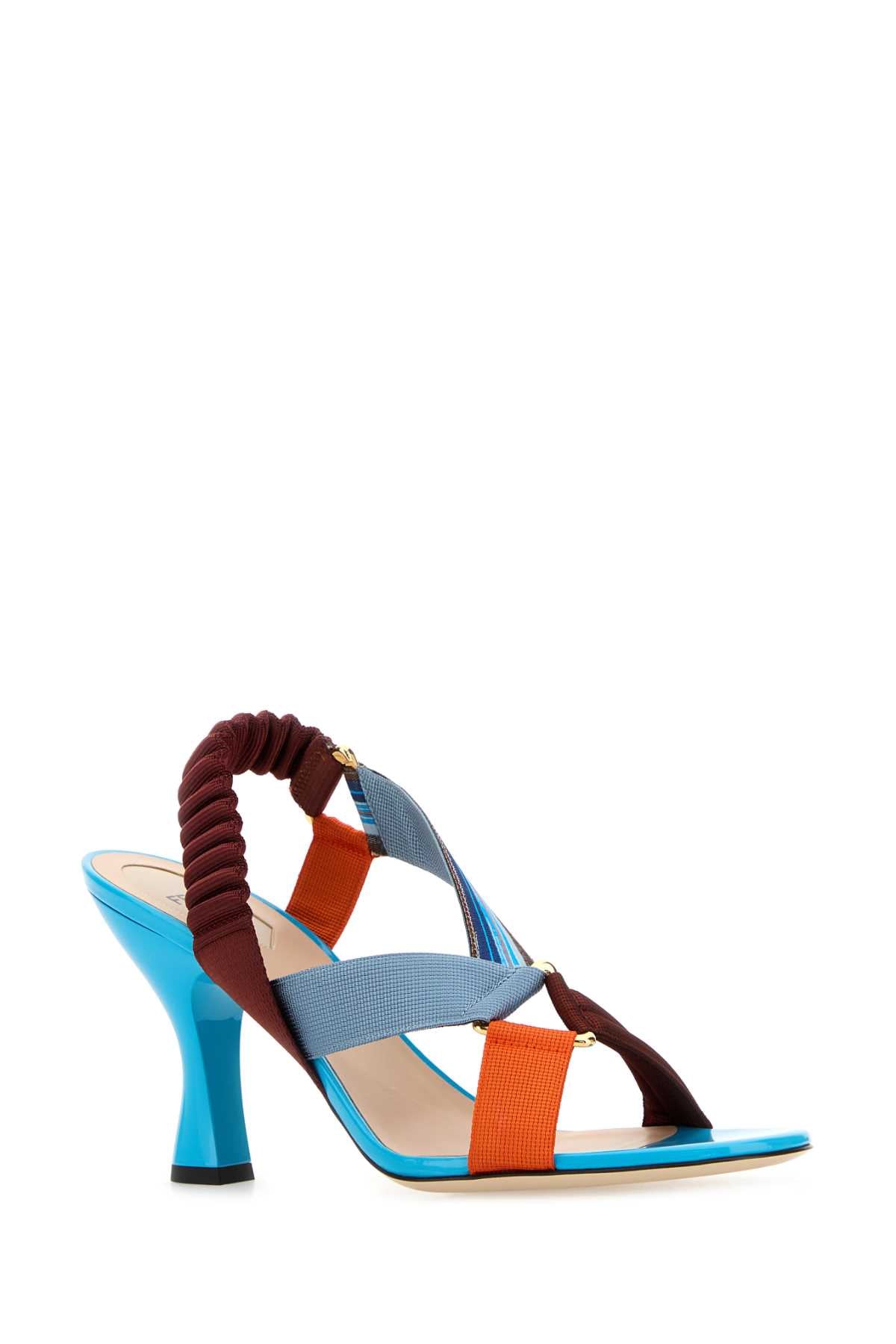COLIBRI NAST+NAST JACQ.STRIPES SANDALS