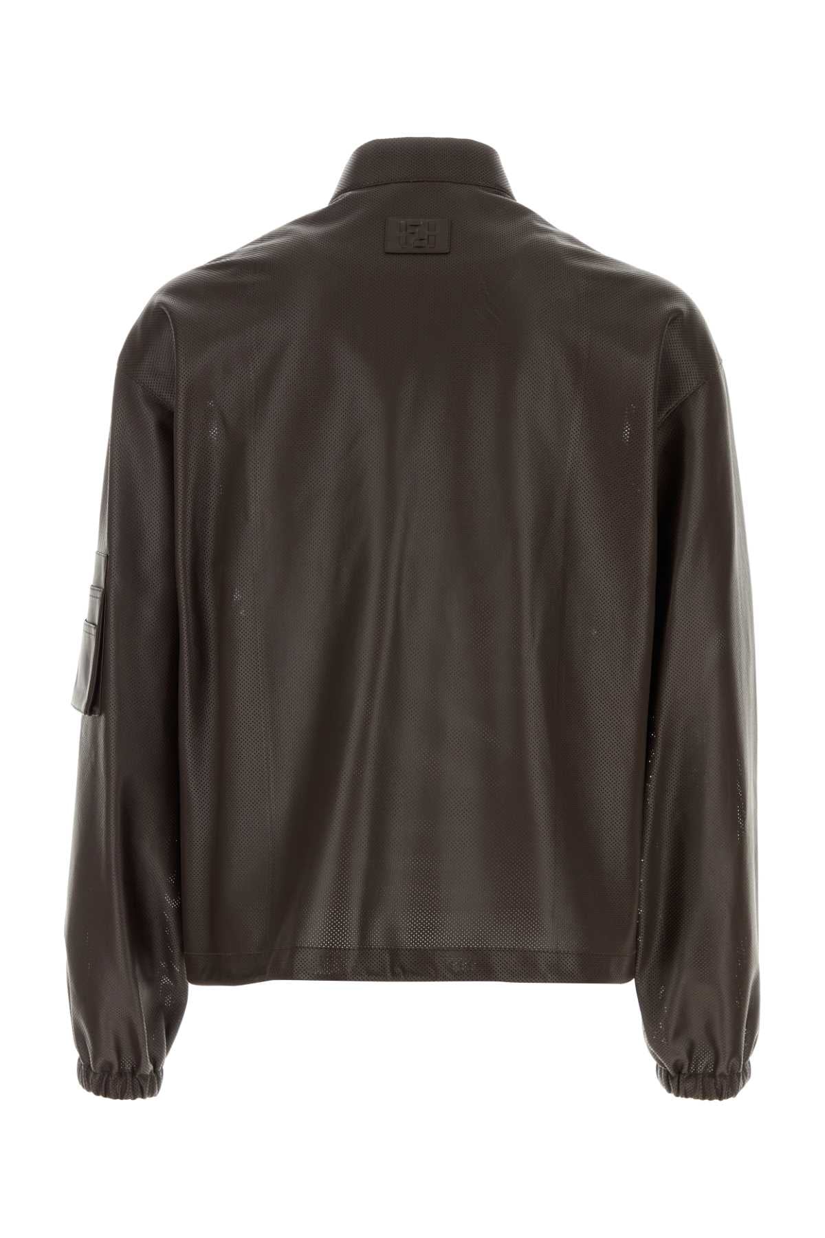 BLOUSON MICRO DOTS LEATHER BLAZERS AND VESTS