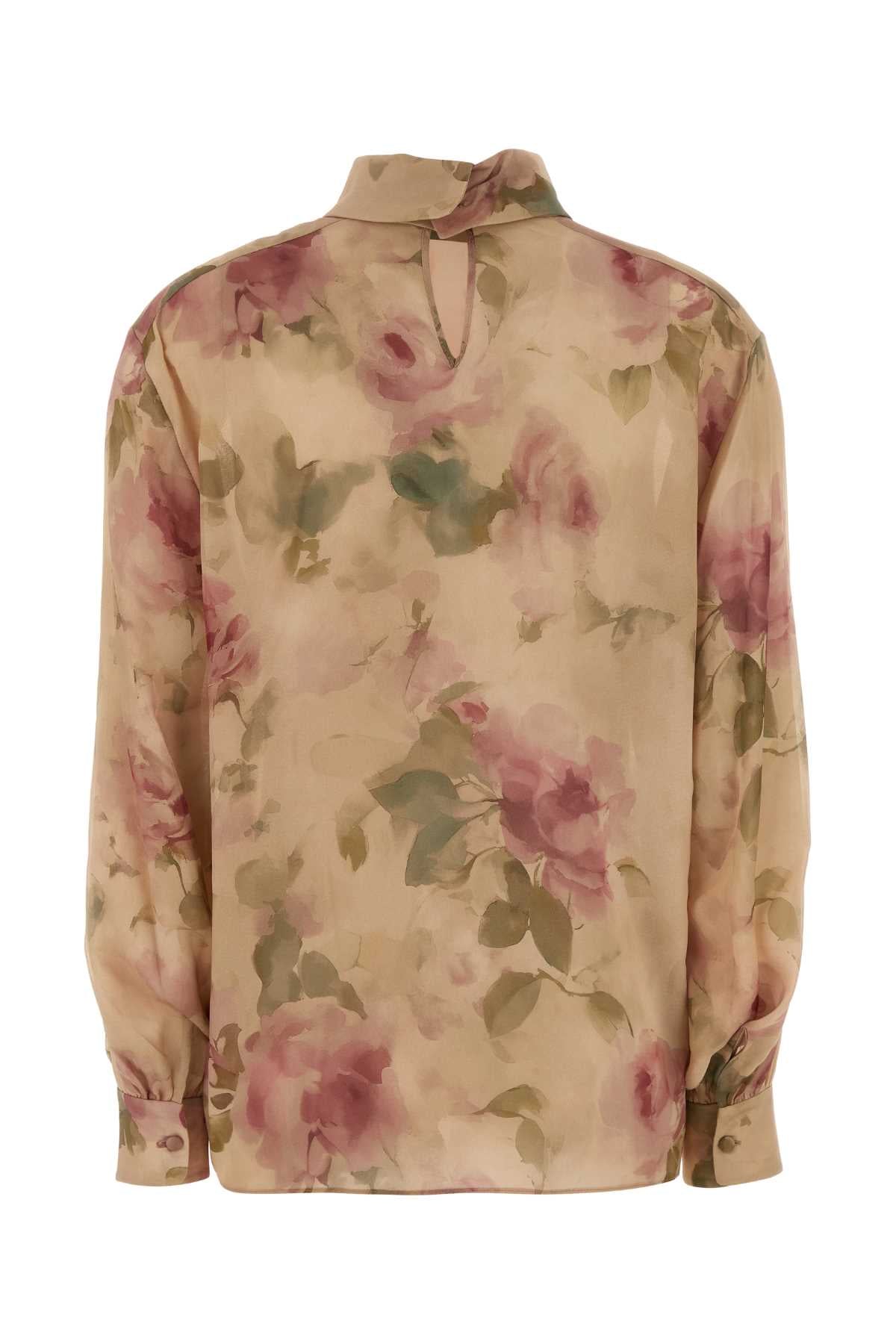AW26 BLOUSE 04 BEIGE PRINT TOPS
