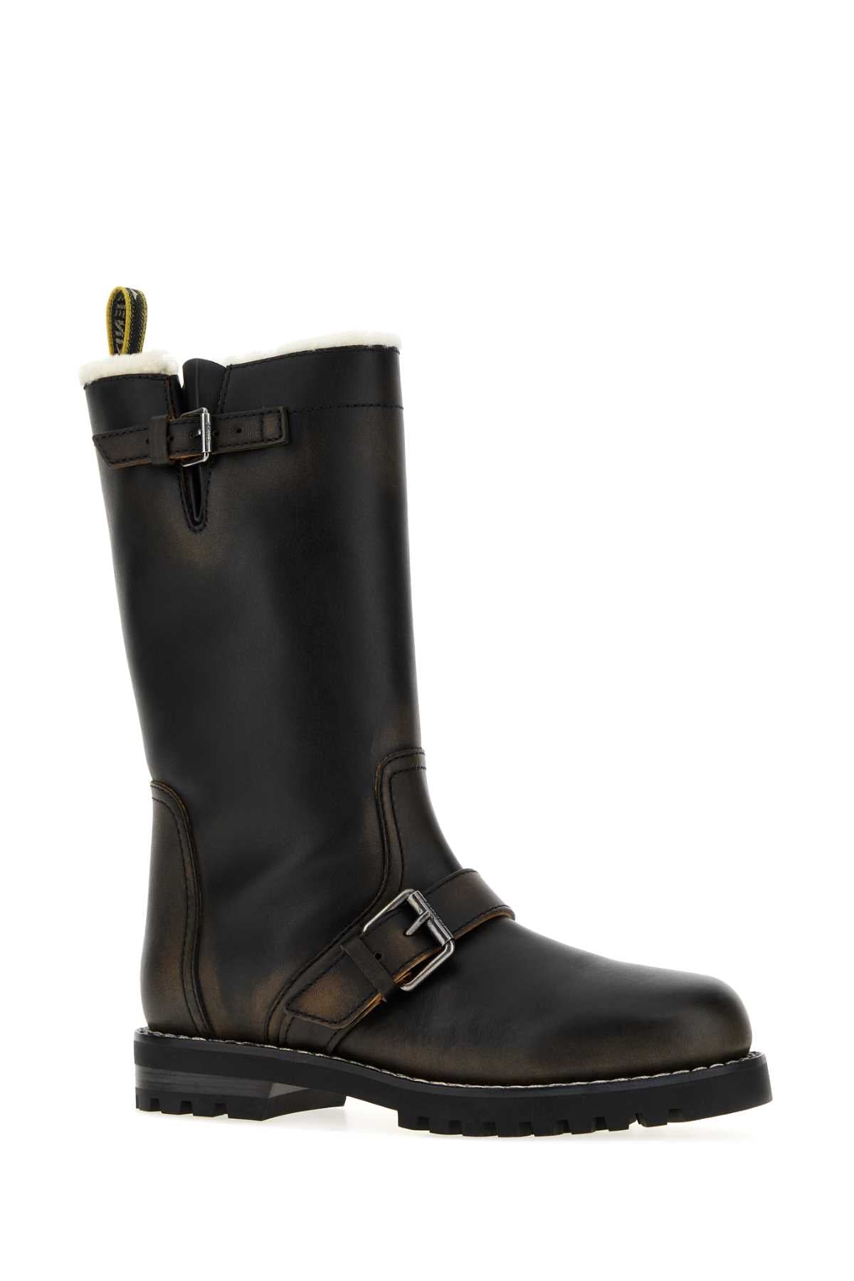 BIKER VITEL.SPAZZOLATO+MONTONE BOOTS