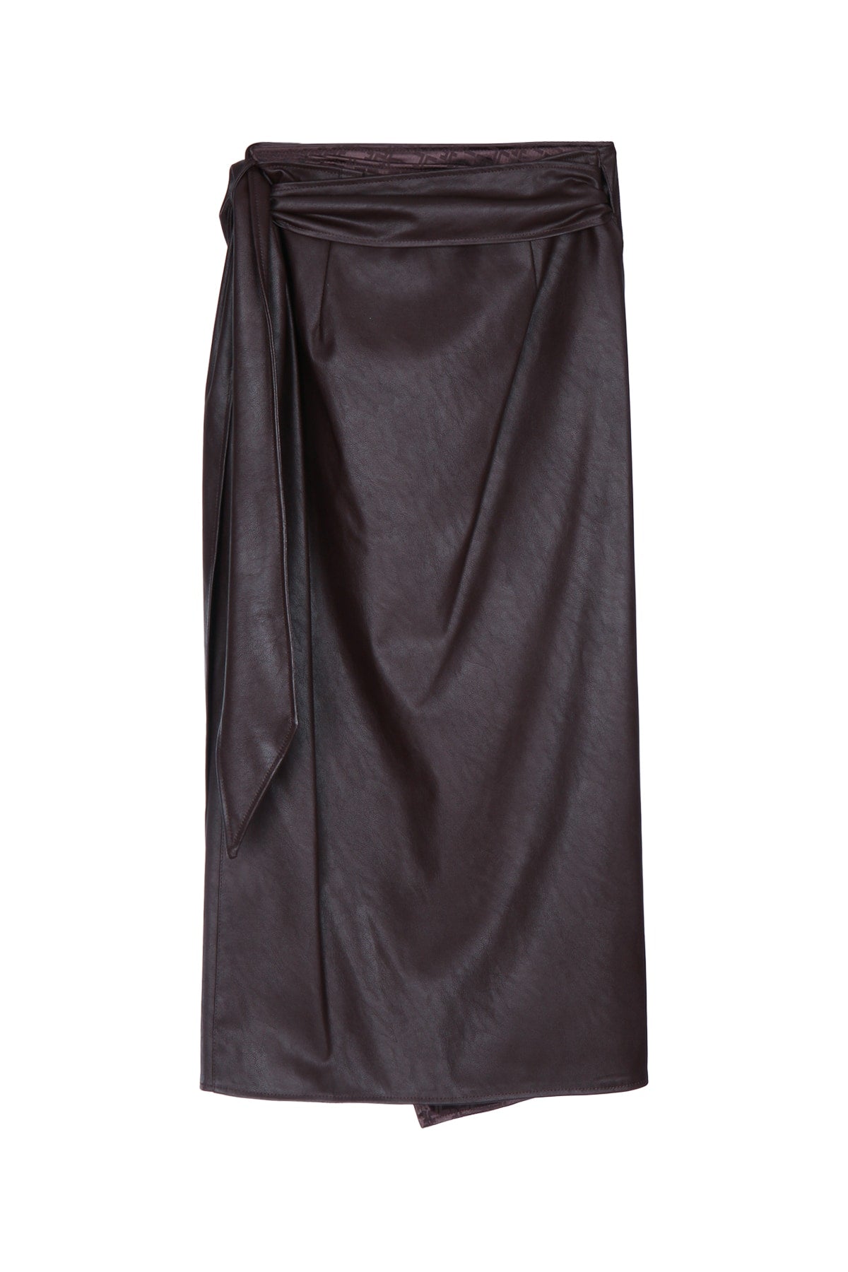 GONNA LONGUETTE ECO PELLE SKIRTS