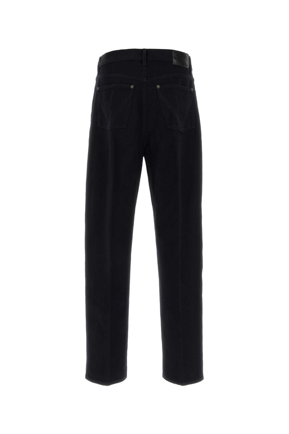 DENIM CON GAMBA MORBIDA E DETTAGLIO IN PELLE SUL B JEANS