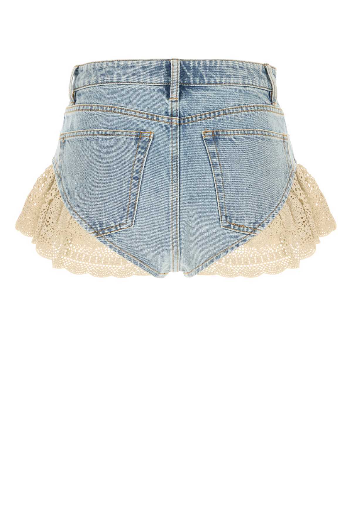 THE CROCHET RUFFLE SHORT SHORTS